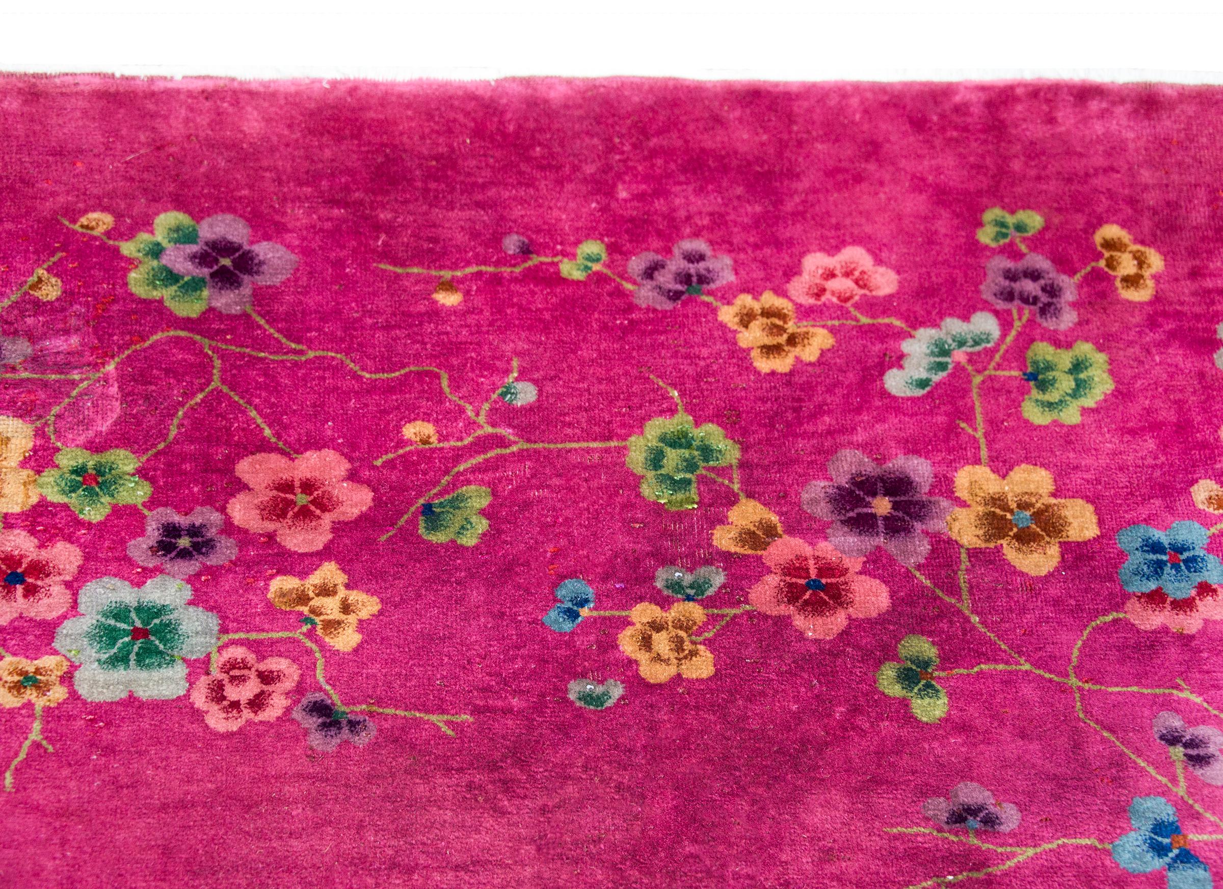 Early 20th Century Chinese Art Deco Rug For Sale 4