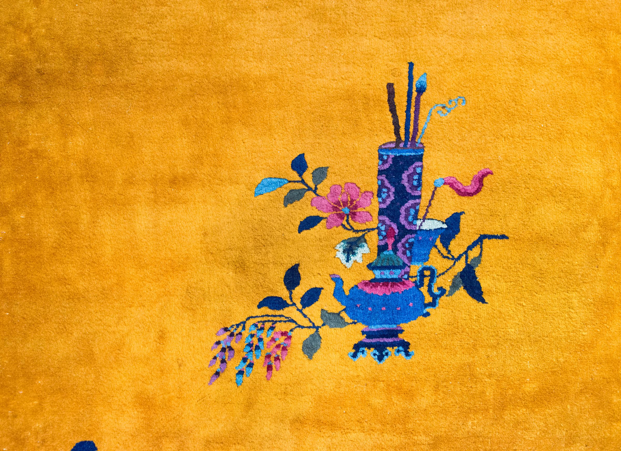 Early 20th Century Chinese Art Deco Rug For Sale 5