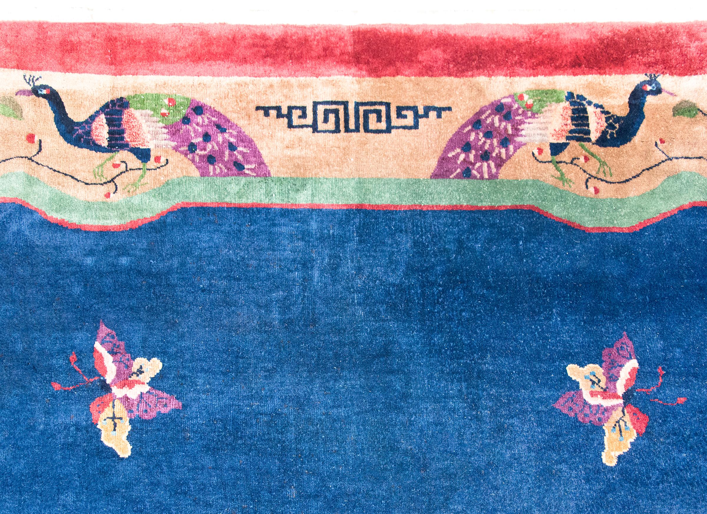 Tapis Art Déco chinois du début du 20ème siècle en vente 2
