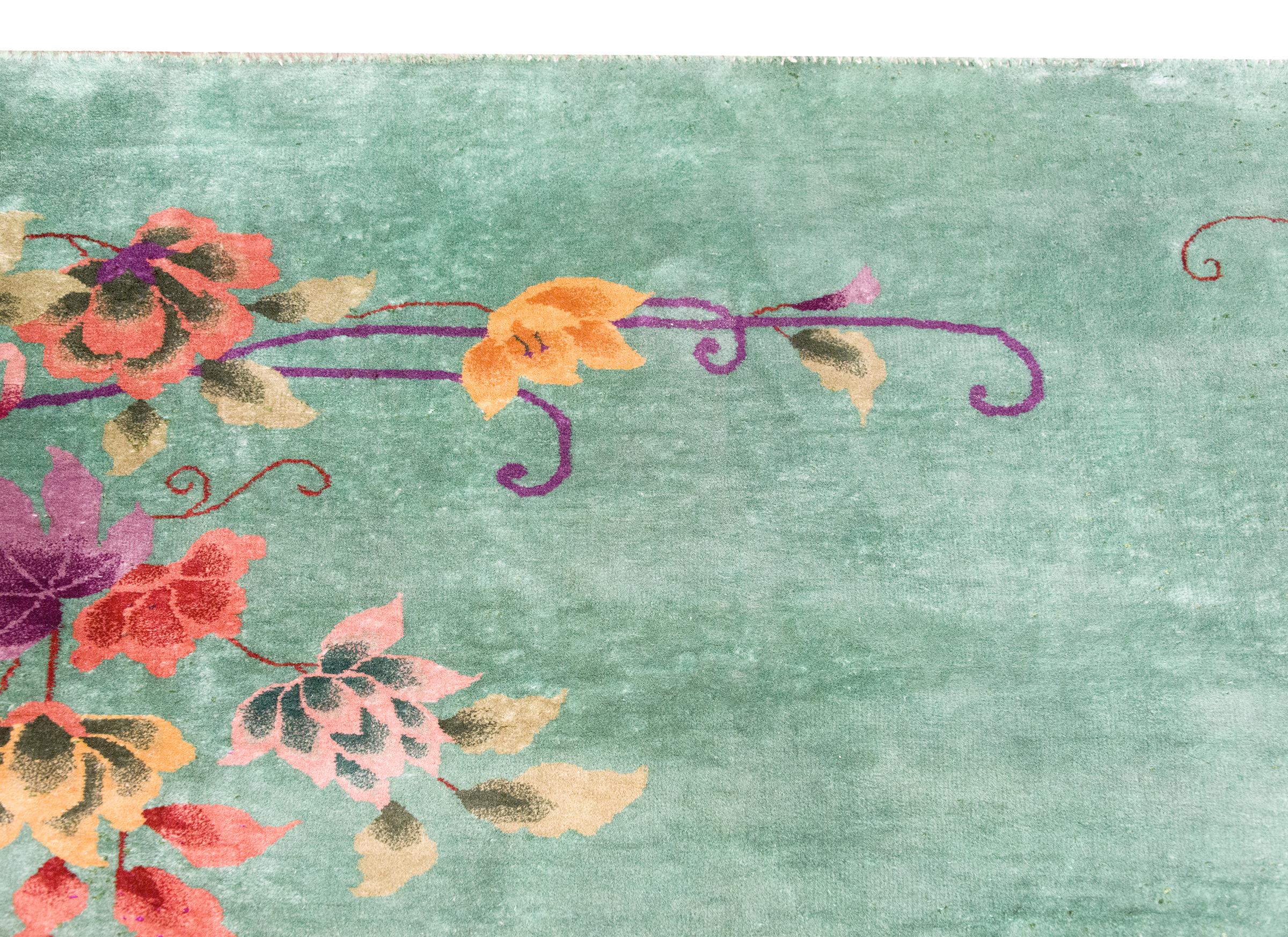 Tapis Art Déco chinois du début du 20ème siècle en vente 2