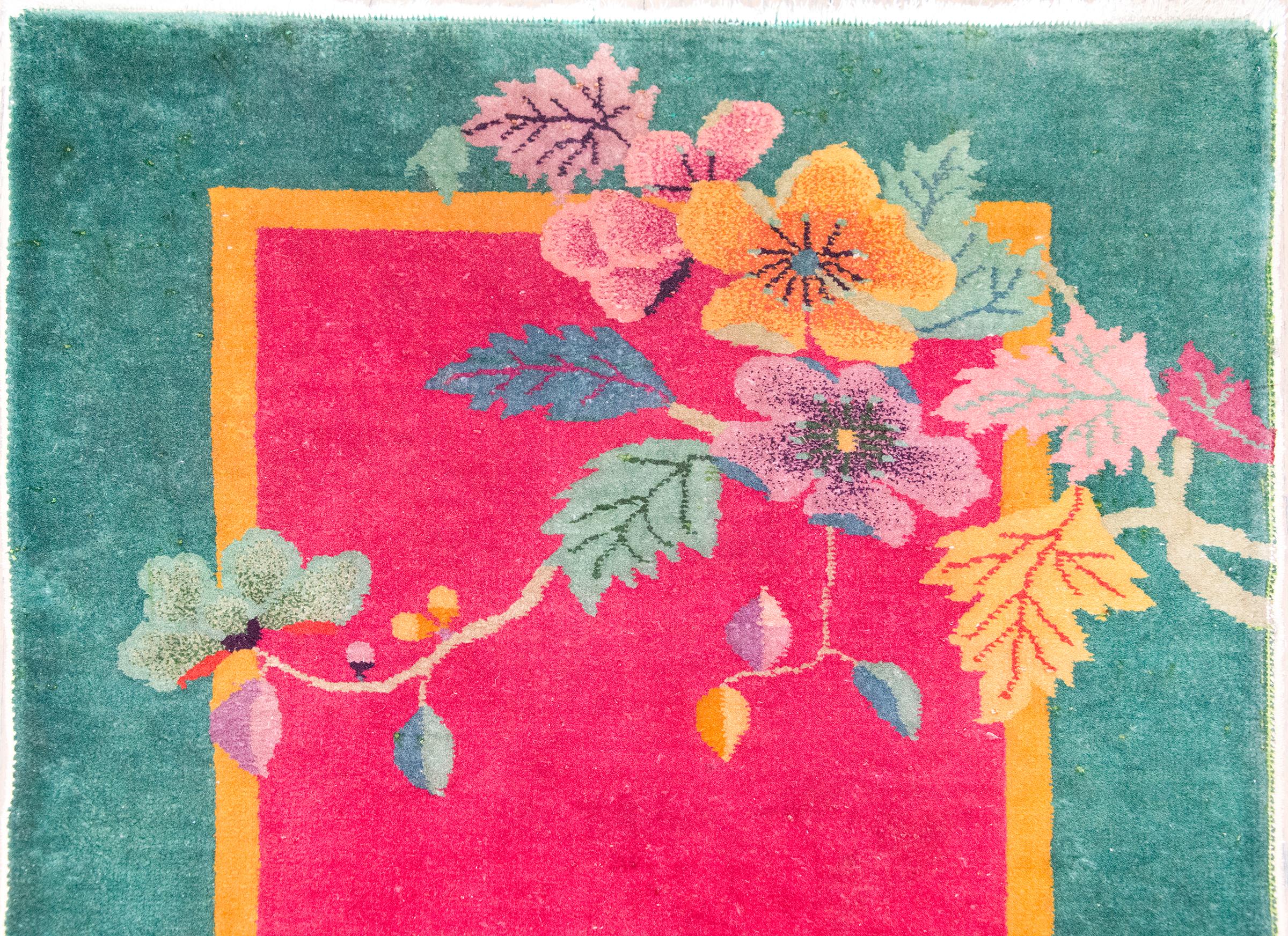 Early 20th Century Chinese Art Deco Rug For Sale 5