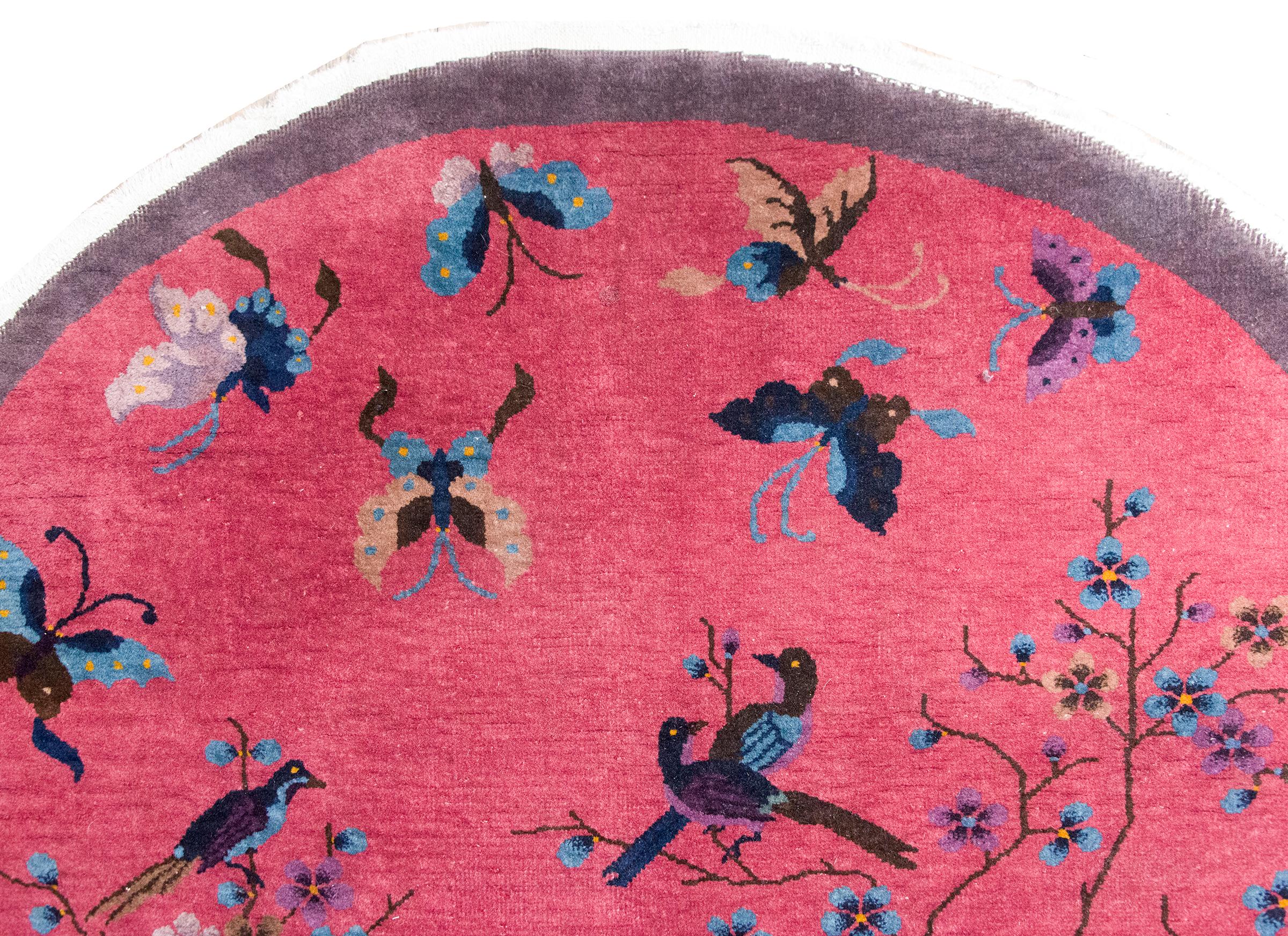 Tapis Art Déco chinois du début du 20ème siècle en vente 2