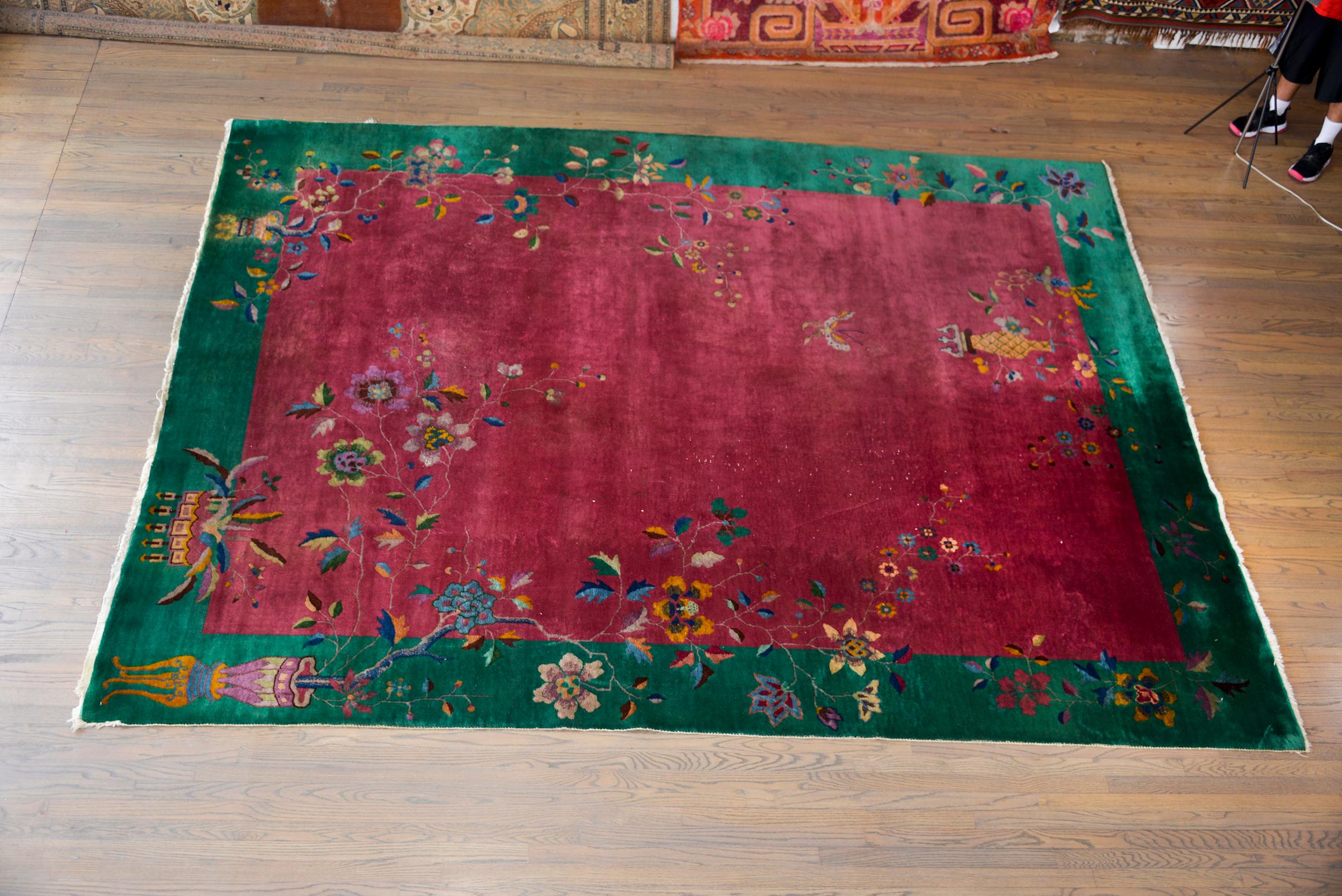 Early 20th Century Chinese Art Deco Rug For Sale 5