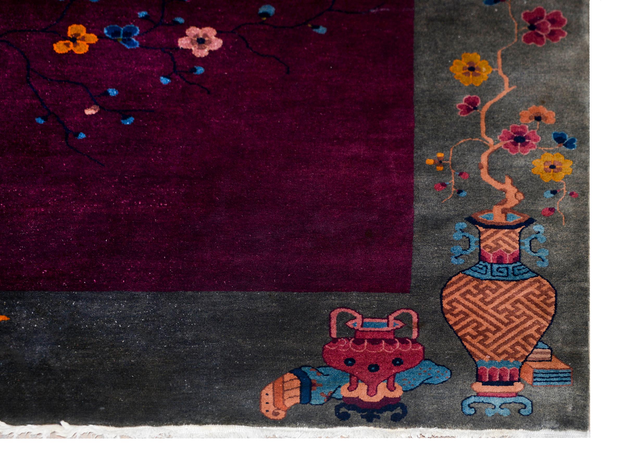 Early 20th Century Chinese Art Deco Rug 6