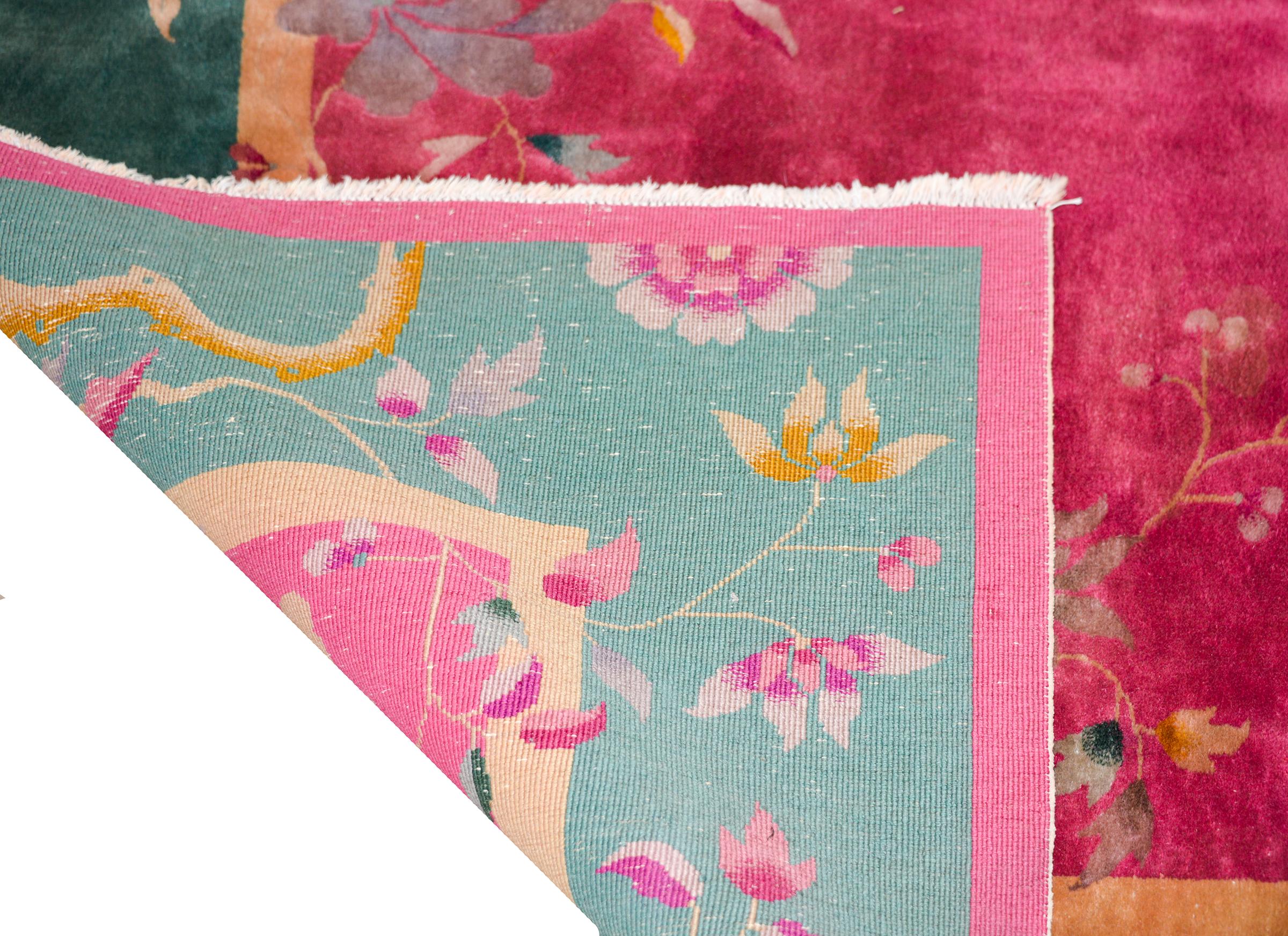 Tapis Art Déco chinois du début du XXe siècle en vente 2