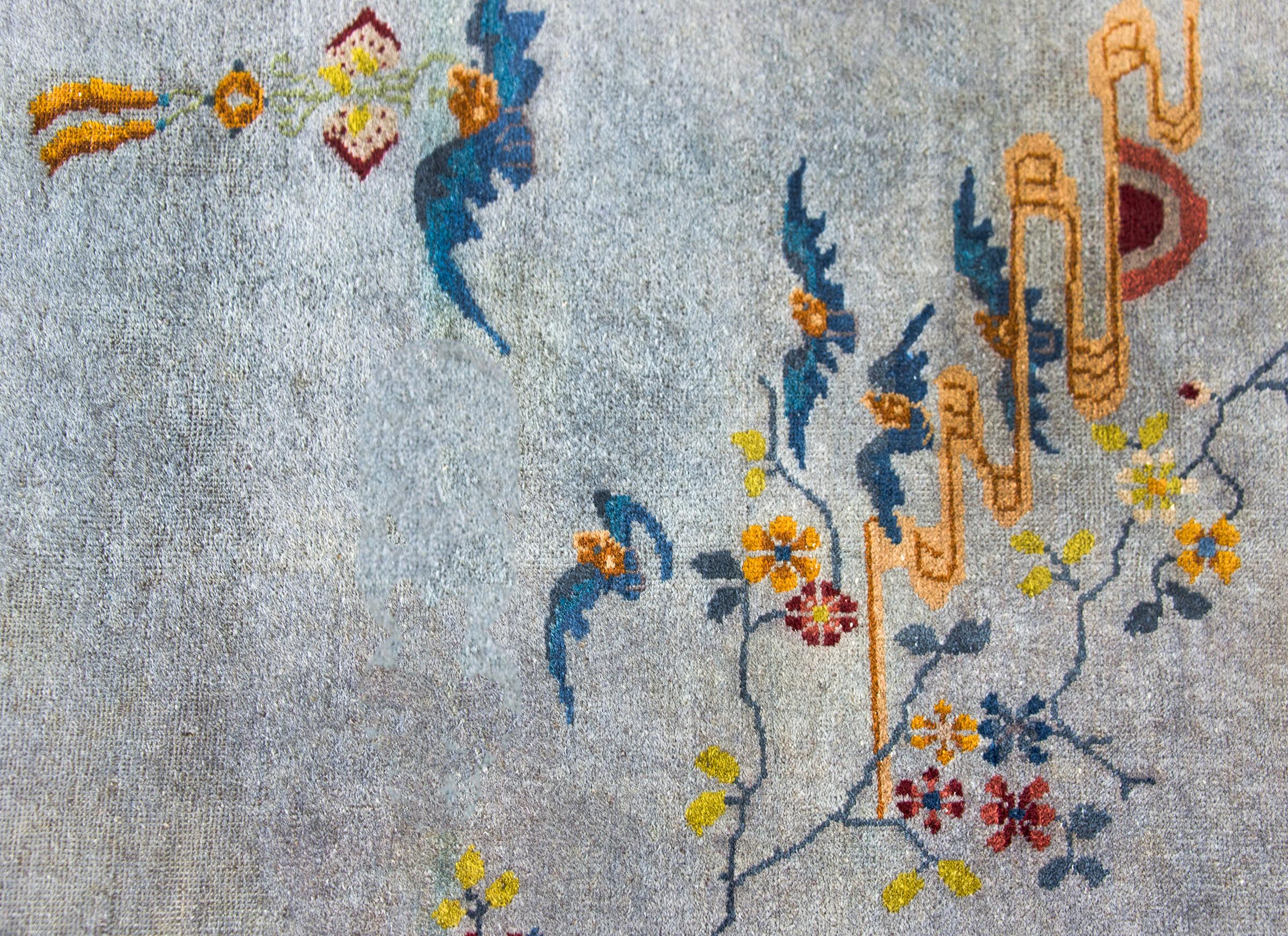 Chinesischer Art-Déco-Teppich aus dem frühen 20. im Angebot 4