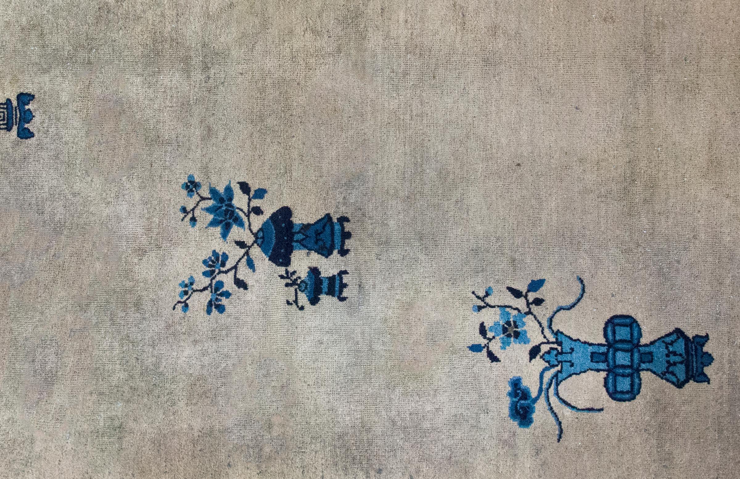 Tapis Art Déco chinois du début du 20ème siècle en vente 3