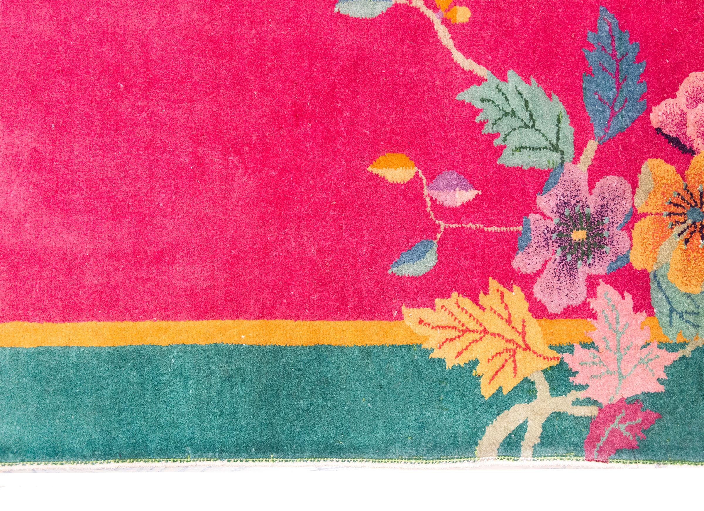 Early 20th Century Chinese Art Deco Rug For Sale 6