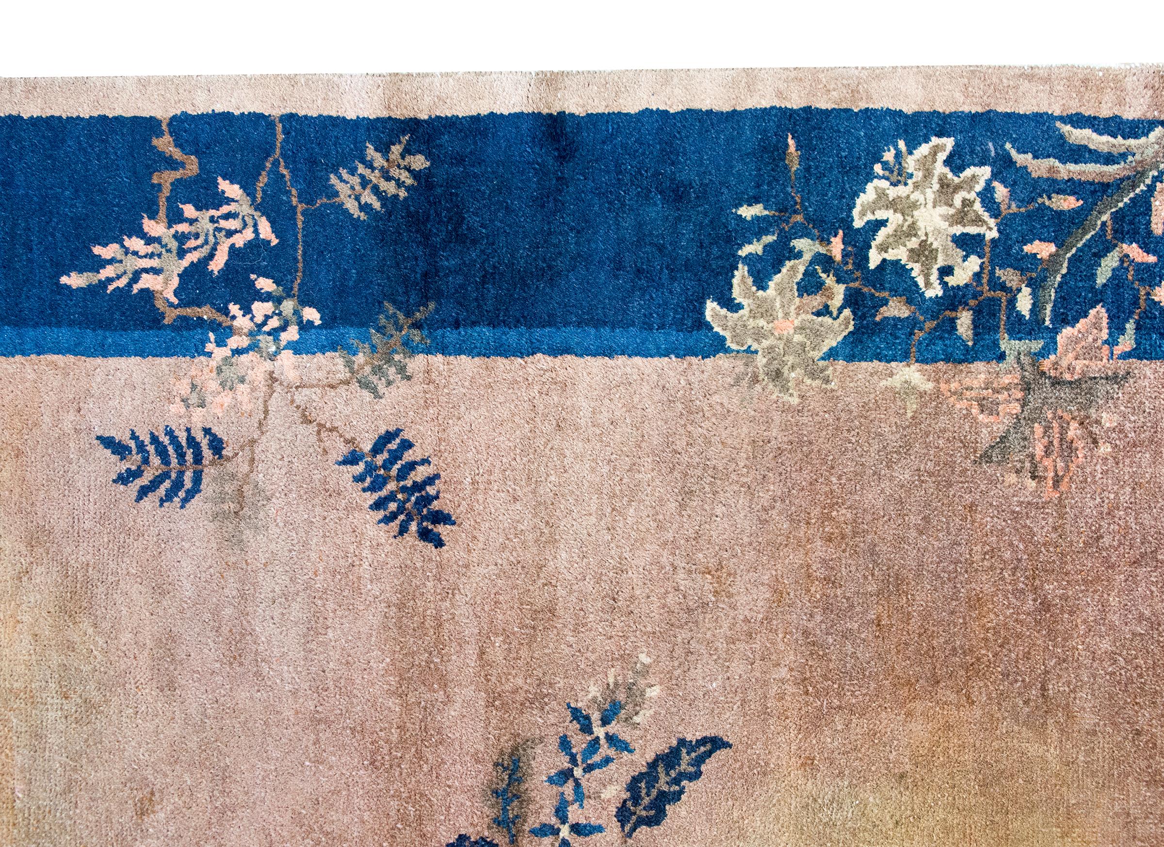 Tapis Art Déco chinois du début du 20ème siècle en vente 3