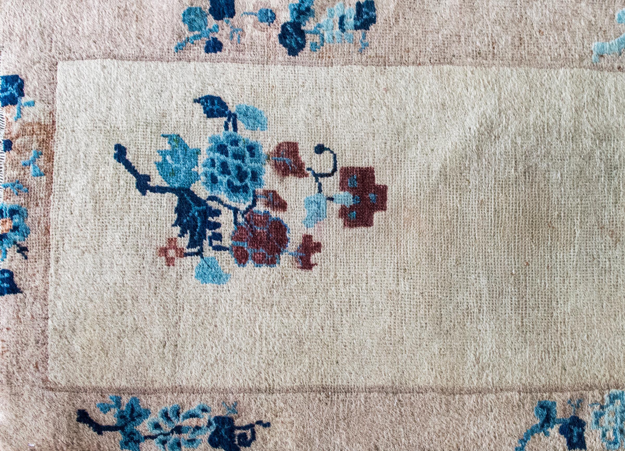 Tapis Art Déco chinois du début du 20ème siècle en vente 3