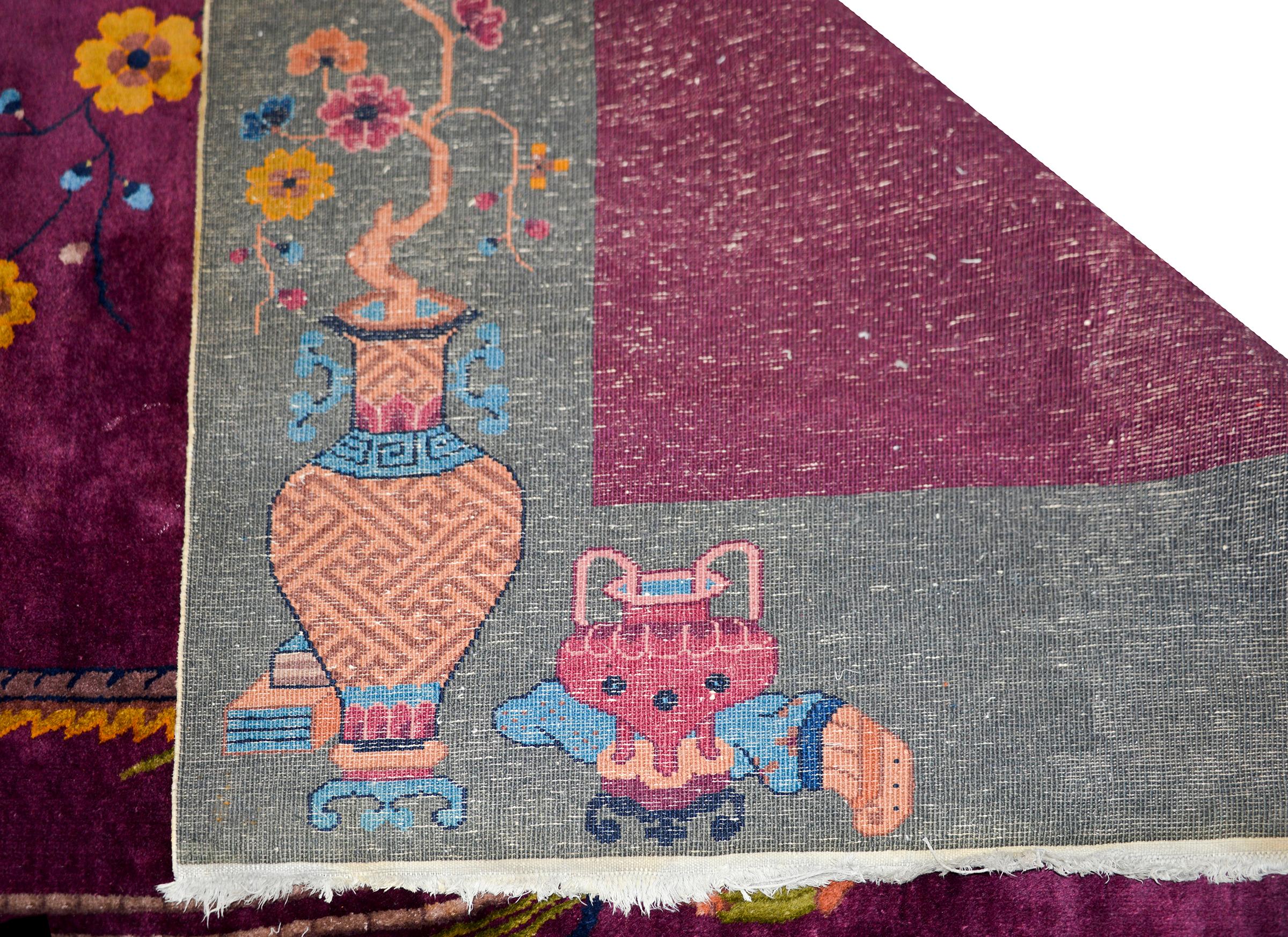 Early 20th Century Chinese Art Deco Rug 7