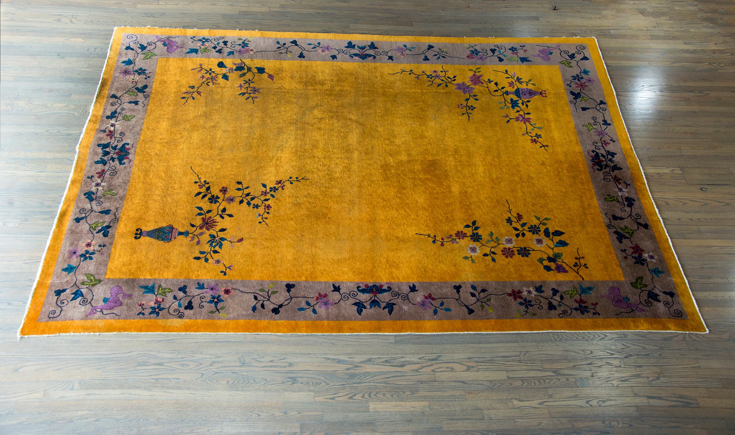Early 20th Century Chinese Art Deco Rug 7