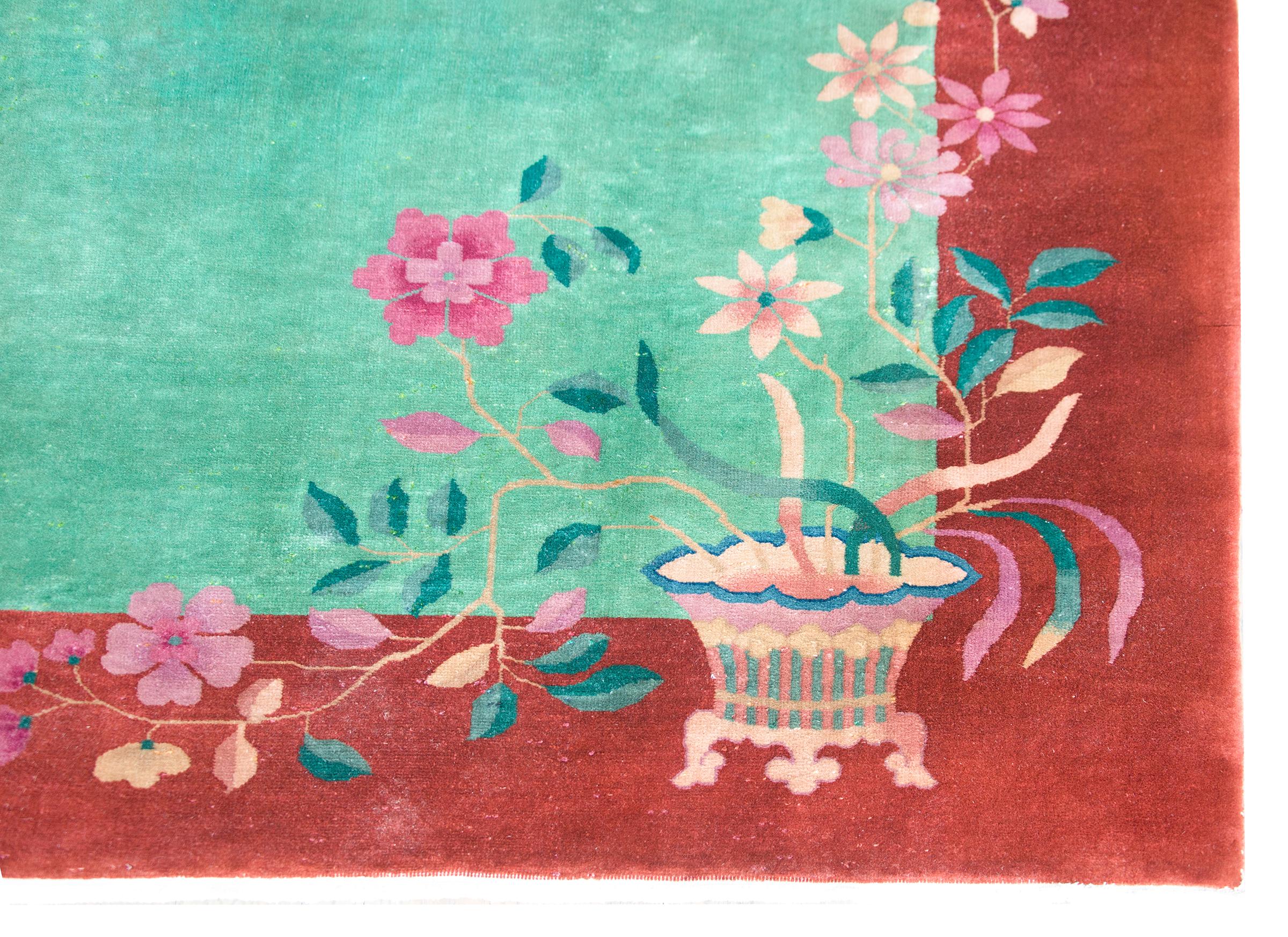 Early 20th Century Chinese Art Deco Rug For Sale 7