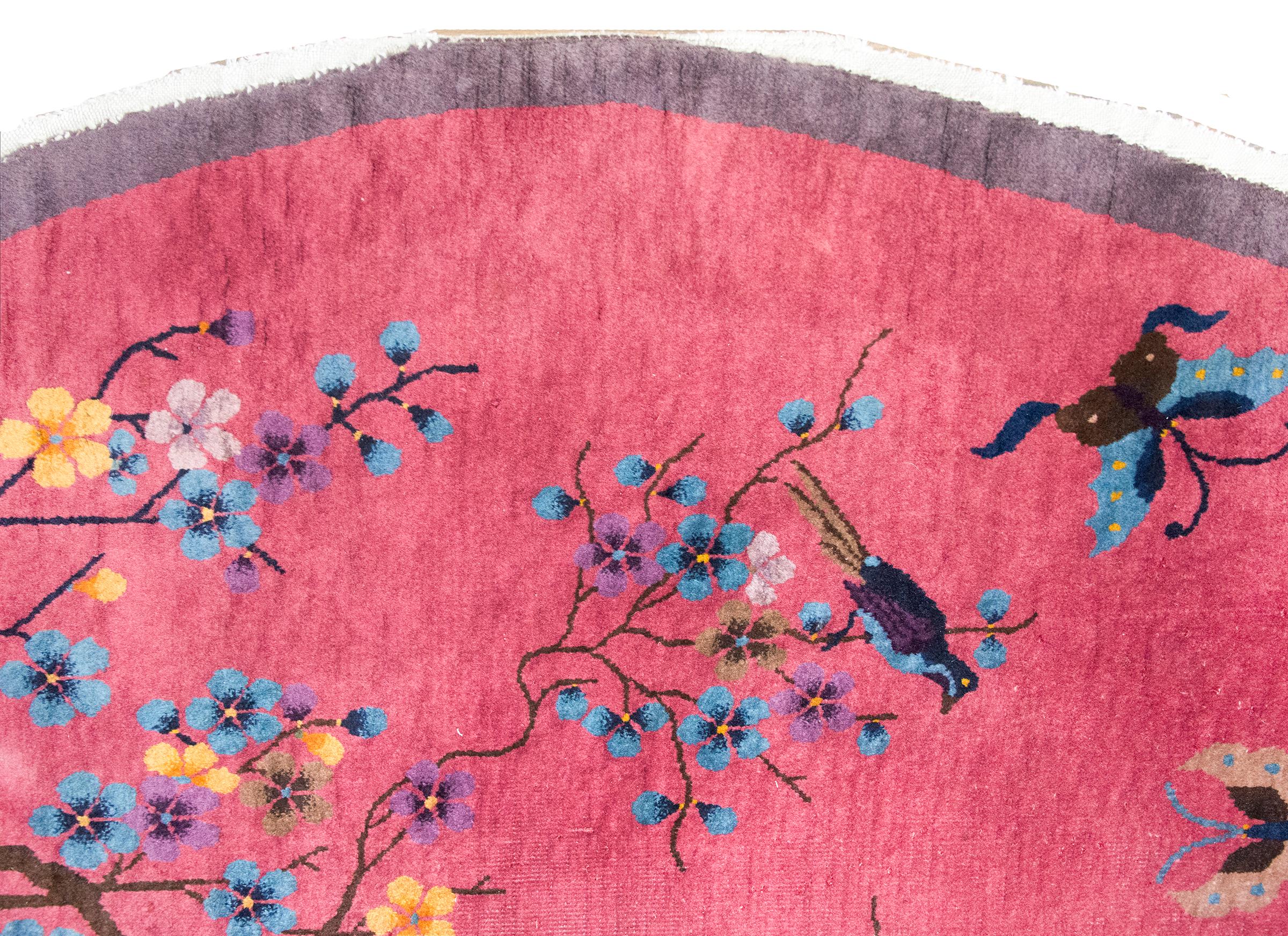 Tapis Art Déco chinois du début du 20ème siècle en vente 4