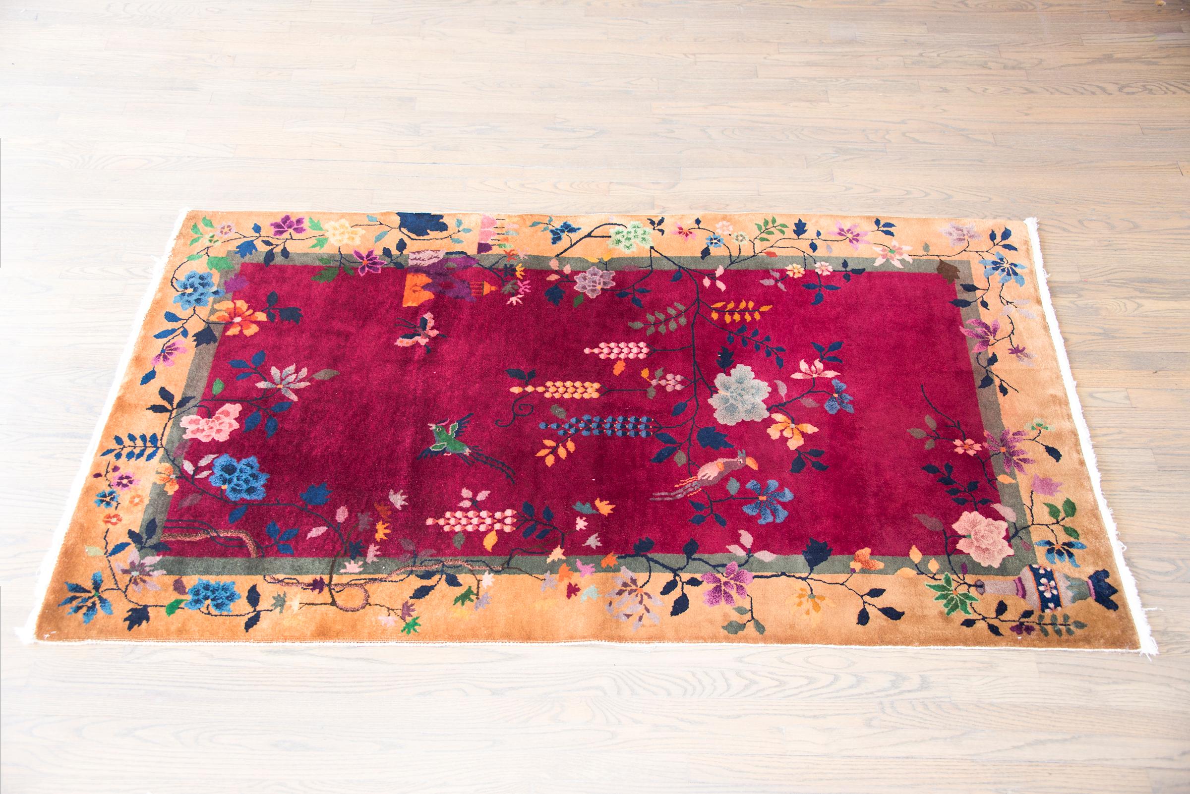 Early 20th Century Chinese Art Deco Rug For Sale 8