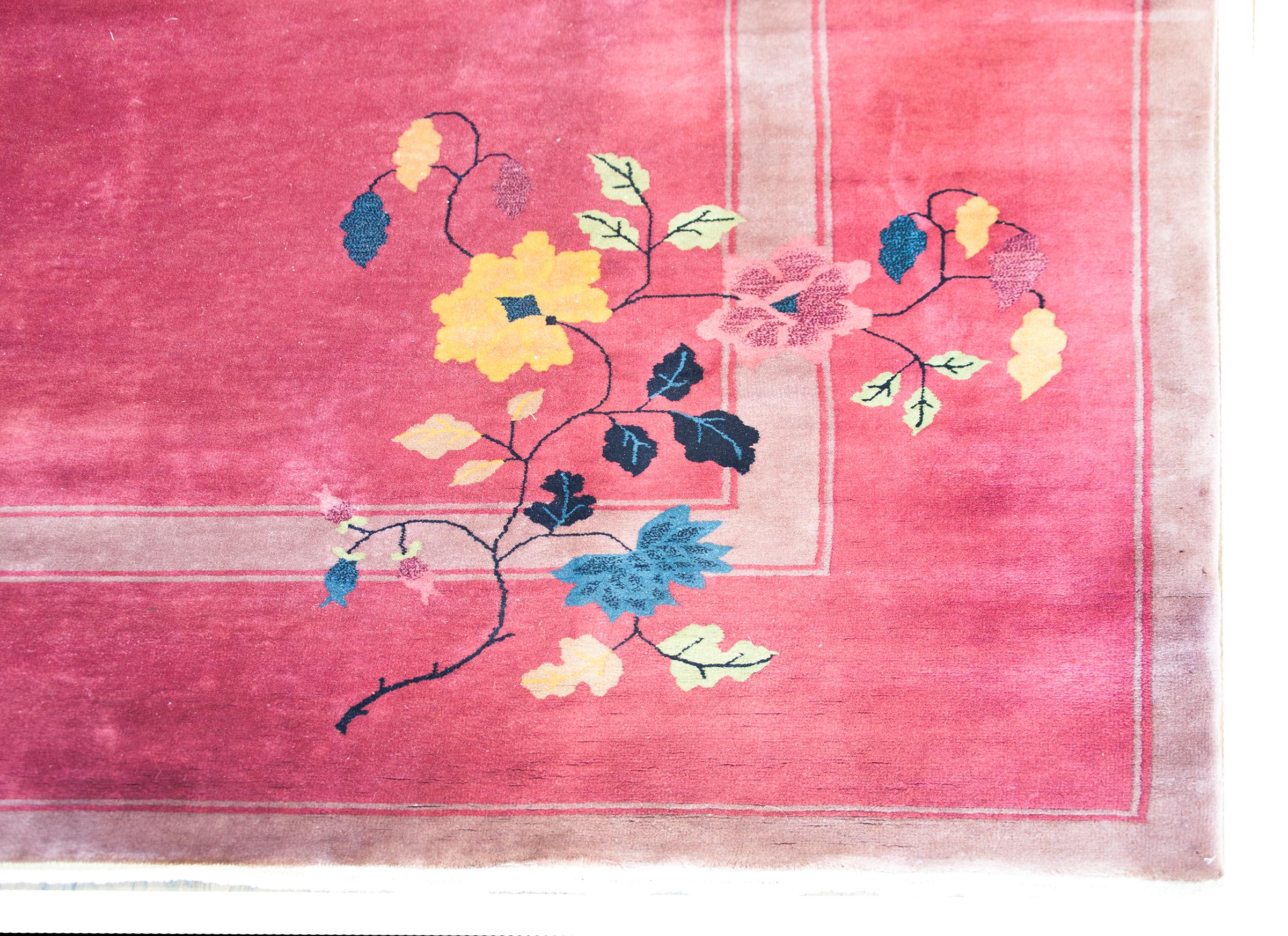 Chinesischer Art-Déco-Teppich aus dem frühen 20. im Angebot 6