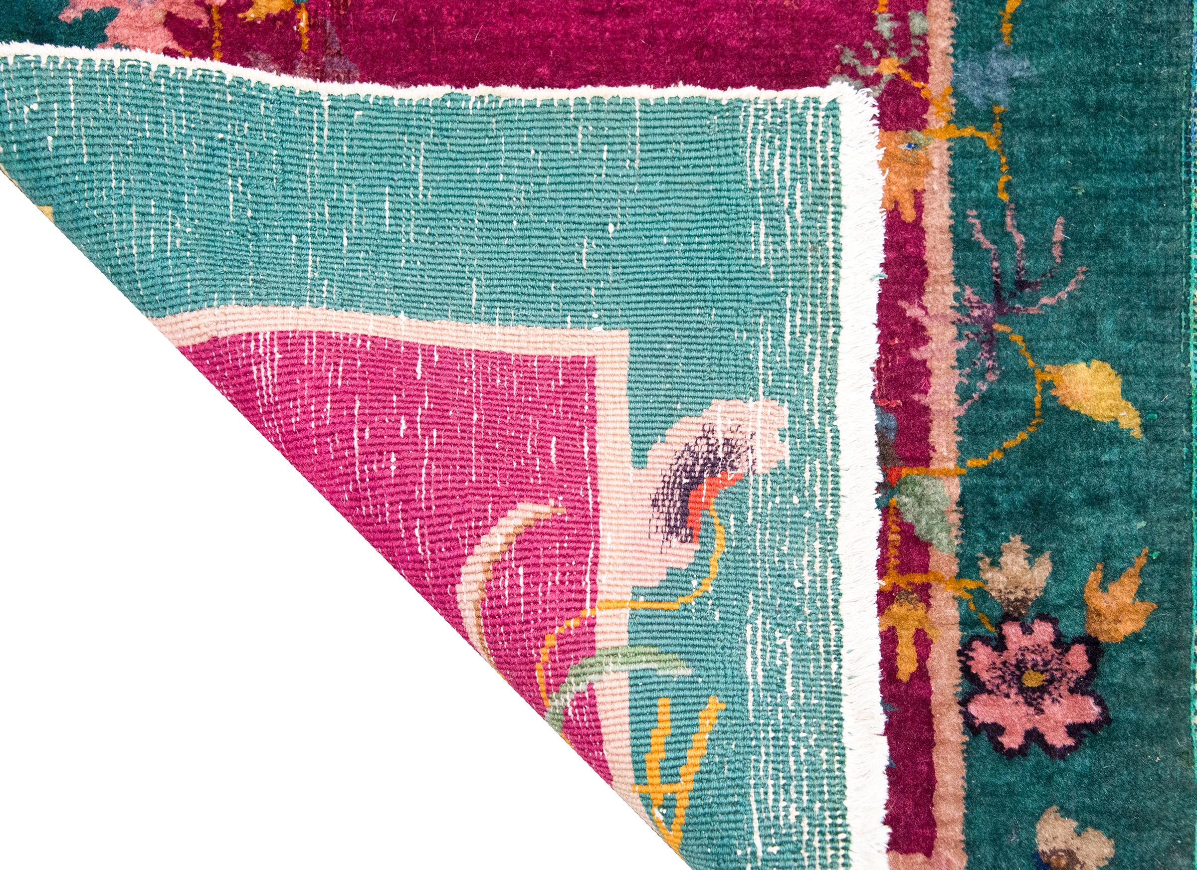 Early 20th Century Chinese Art Deco Rug For Sale 8