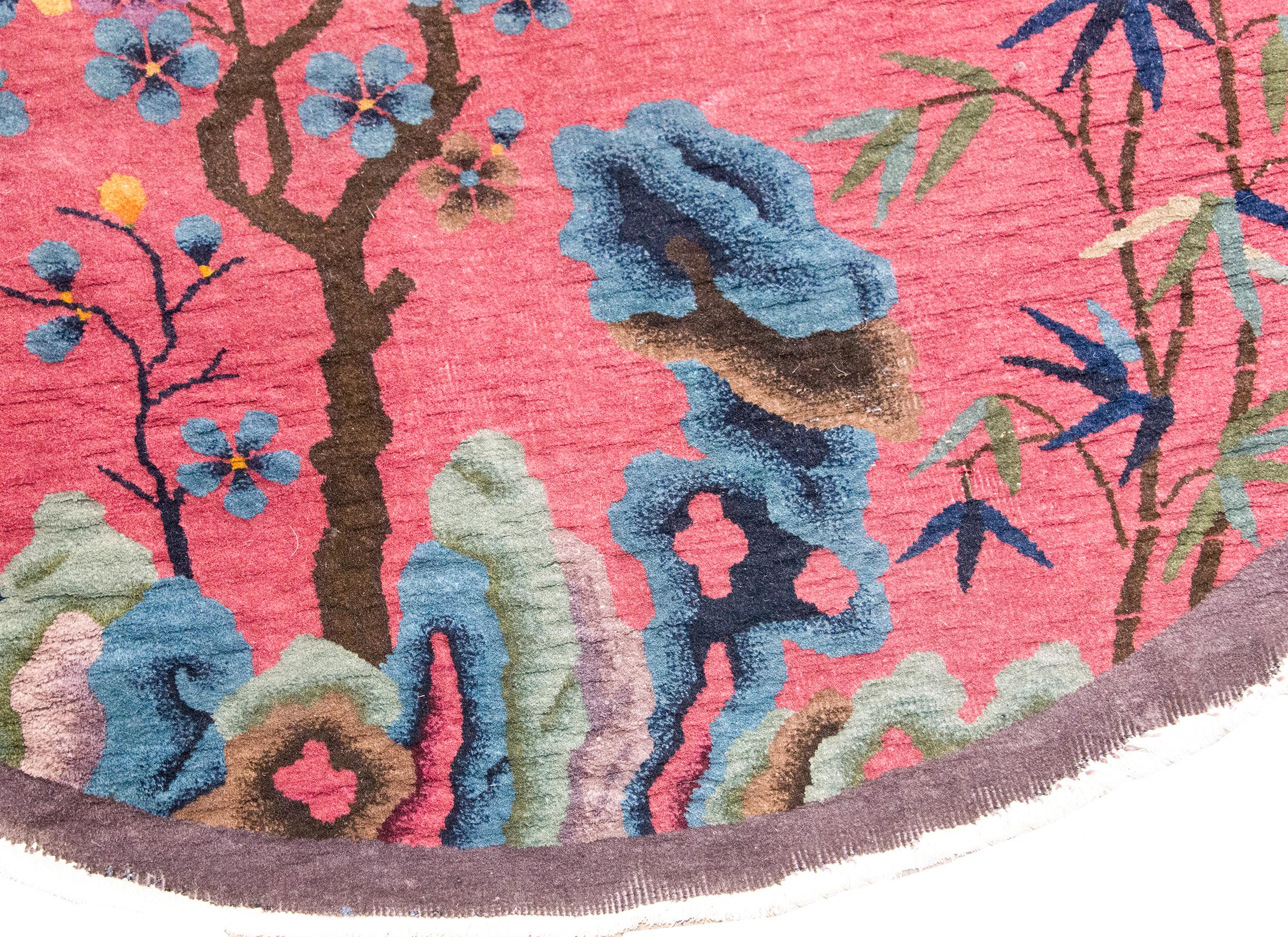 Tapis Art Déco chinois du début du 20ème siècle en vente 5