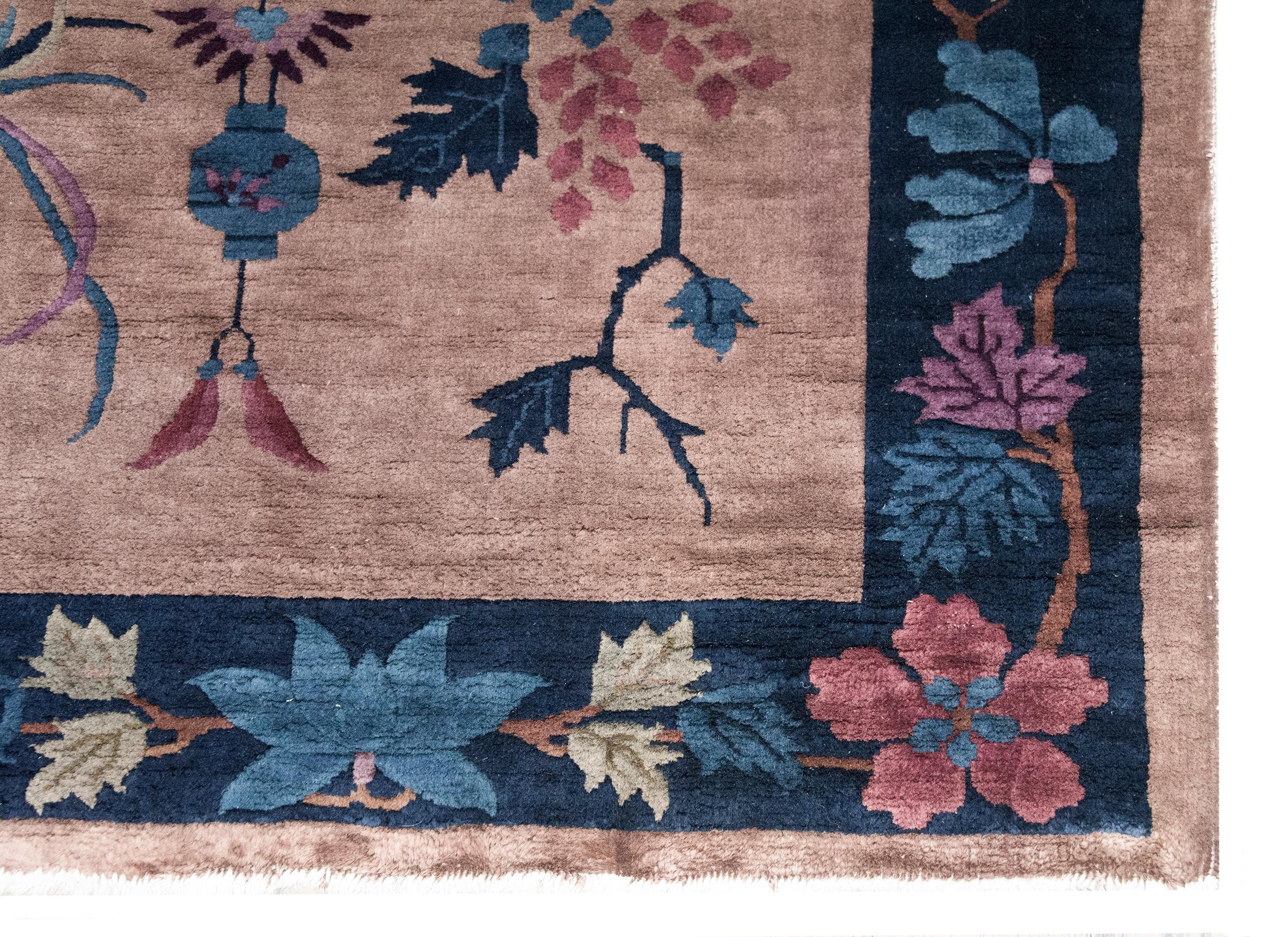 Tapis Art Déco chinois du début du 20ème siècle en vente 5