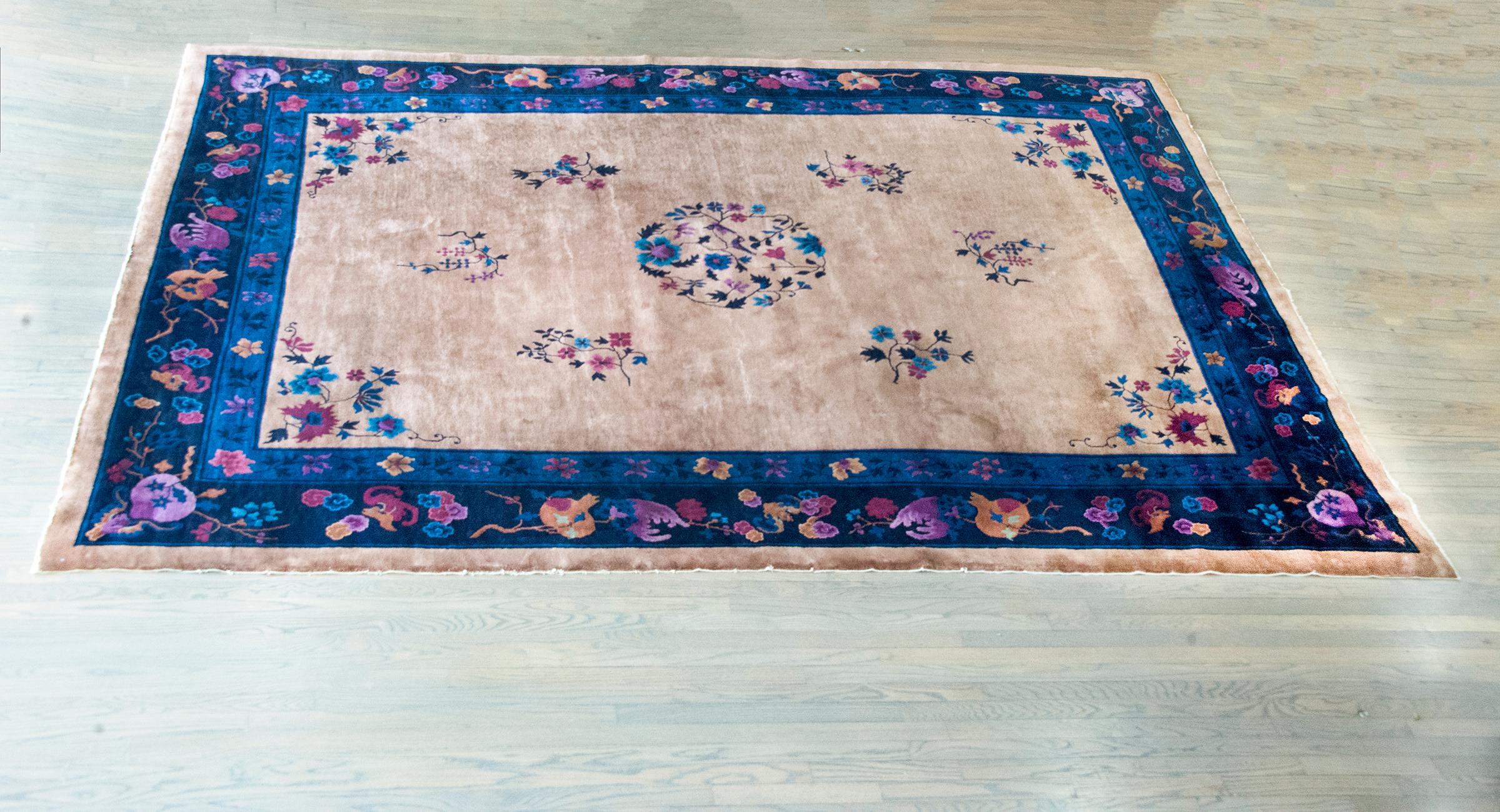 Early 20th Century Chinese Art Deco Rug en vente 5