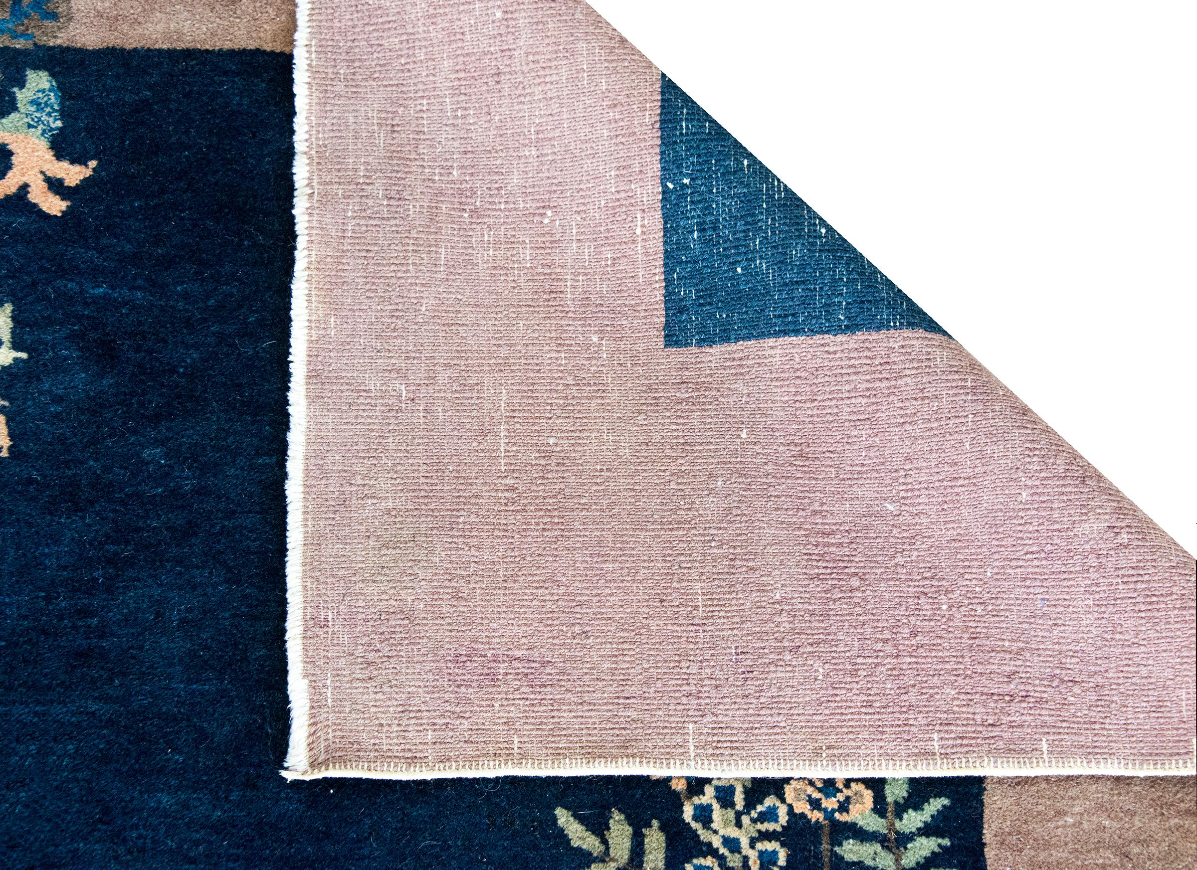 Tapis Art Déco chinois du début du 20ème siècle en vente 5