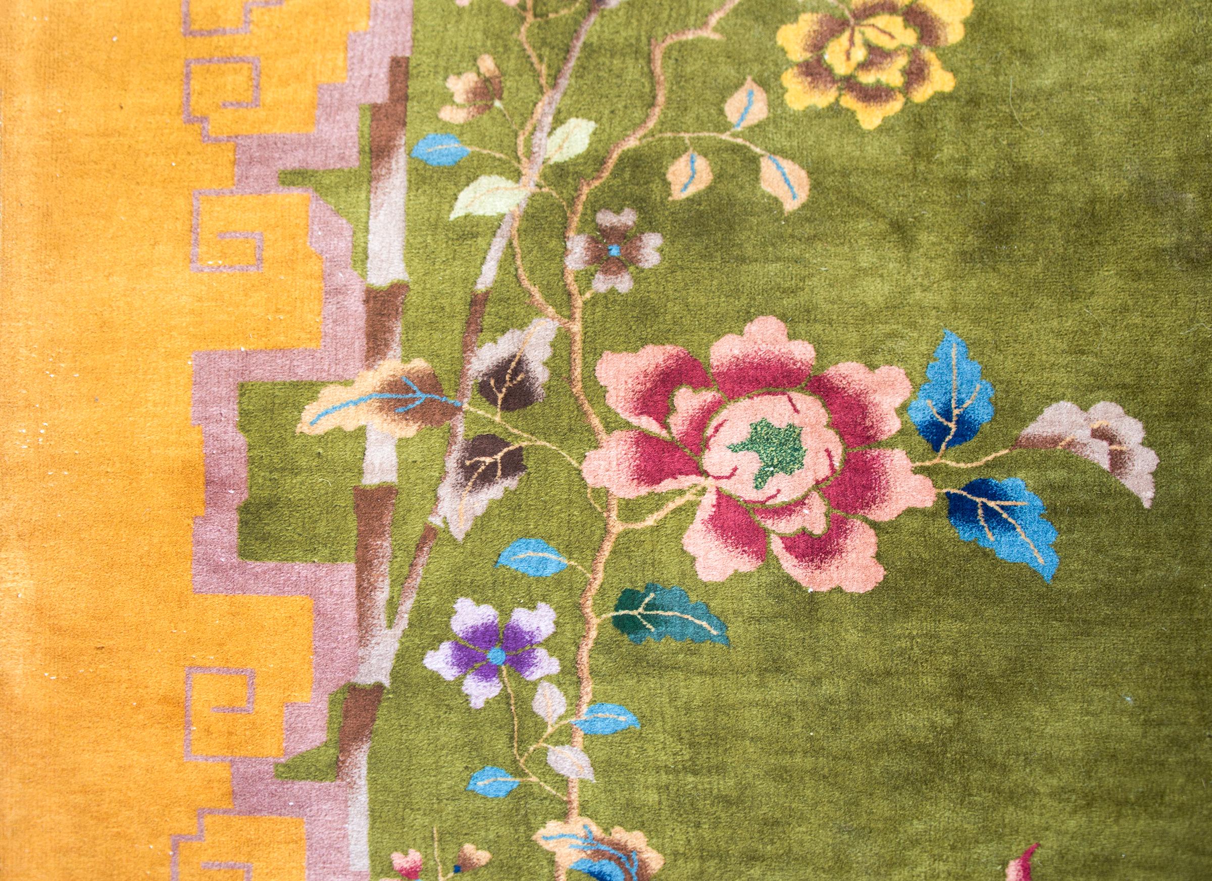 Chinesischer Art-Déco-Teppich aus dem frühen 20. im Angebot 7