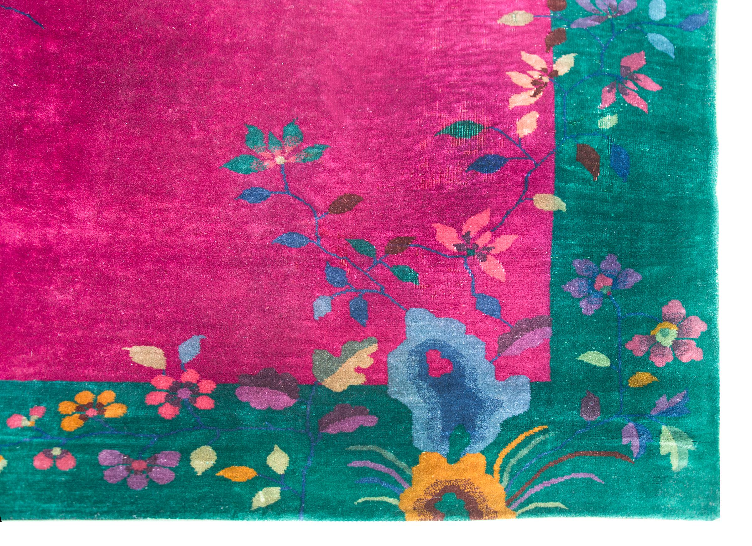 Chinesischer Art-Déco-Teppich aus dem frühen 20. im Angebot 7