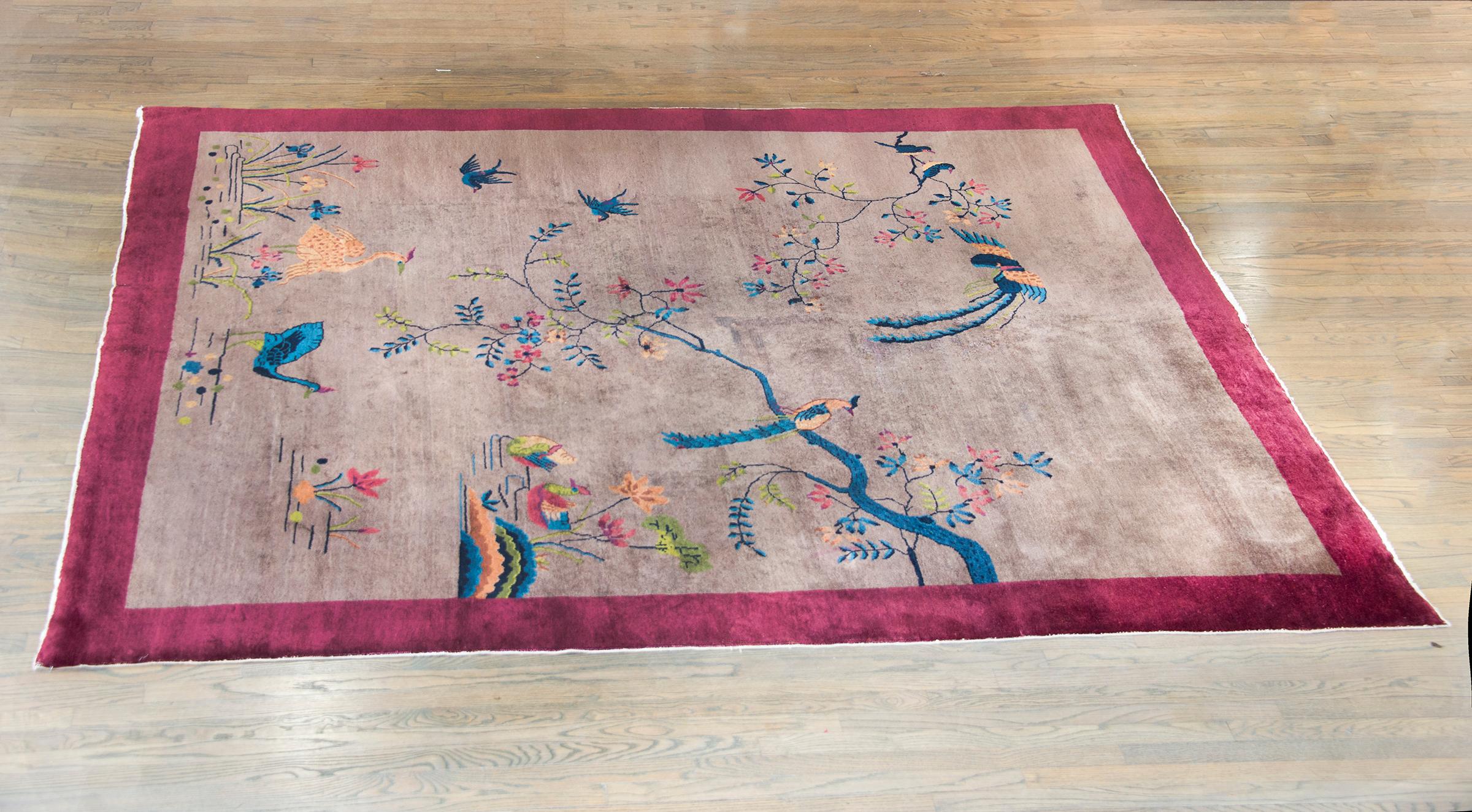 Early 20th Century Chinese Art Deco Rug For Sale 9