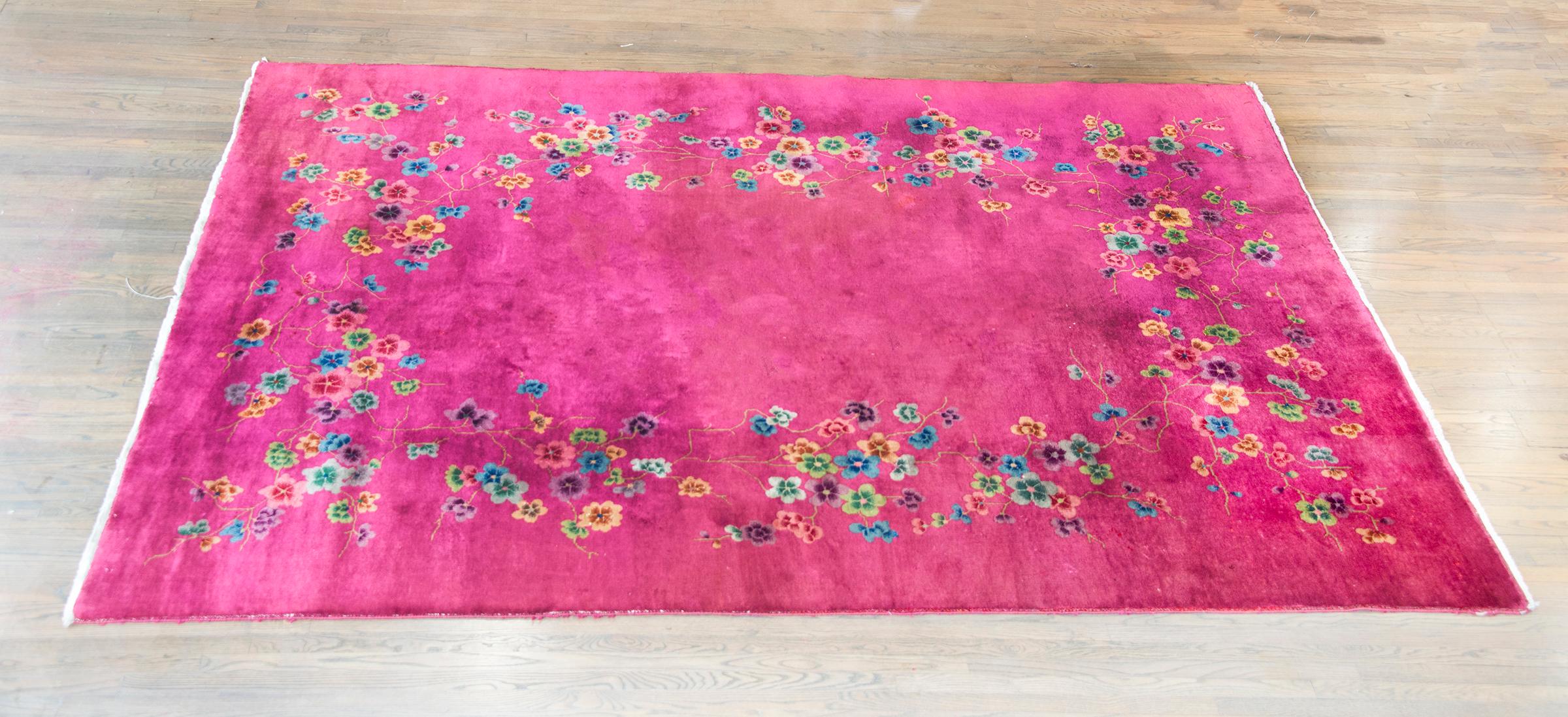 Early 20th Century Chinese Art Deco Rug For Sale 8