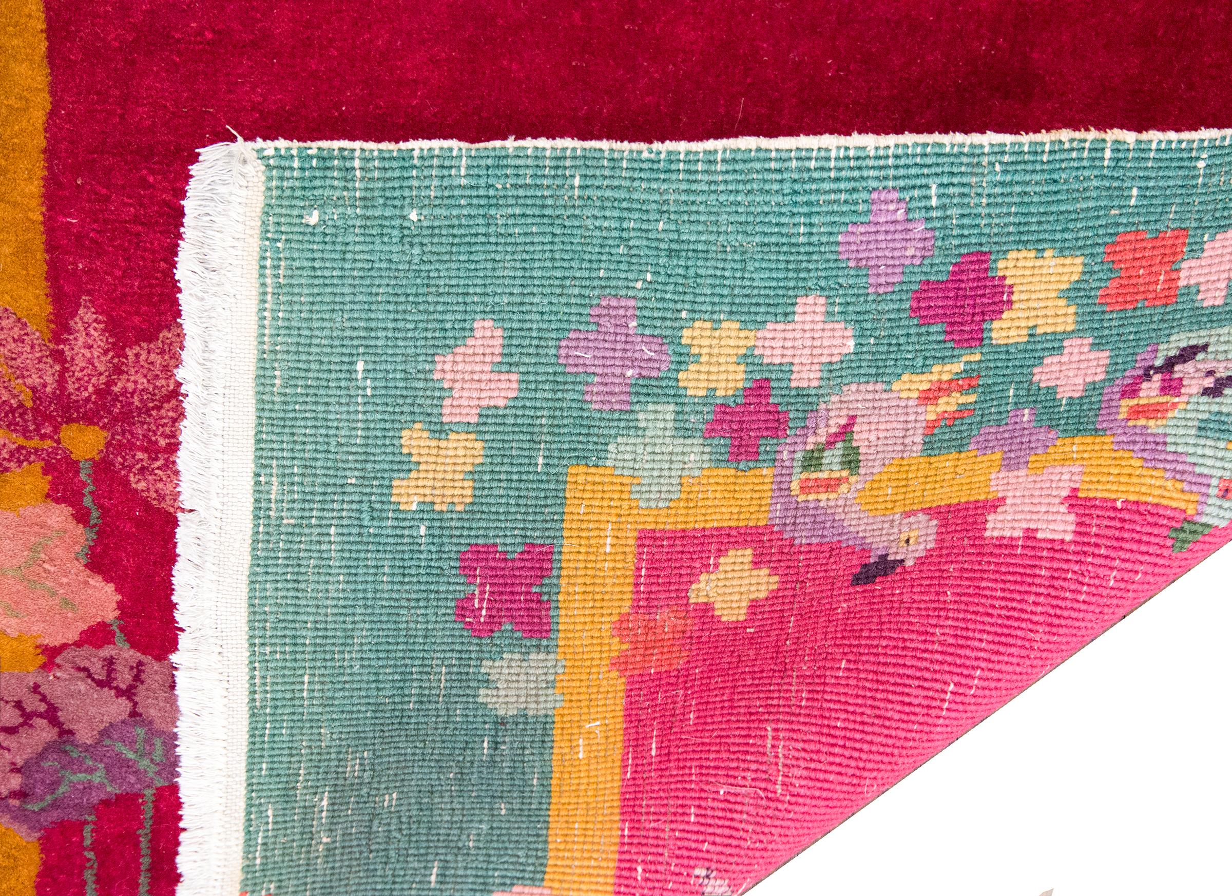 Early 20th Century Chinese Art Deco Rug For Sale 9