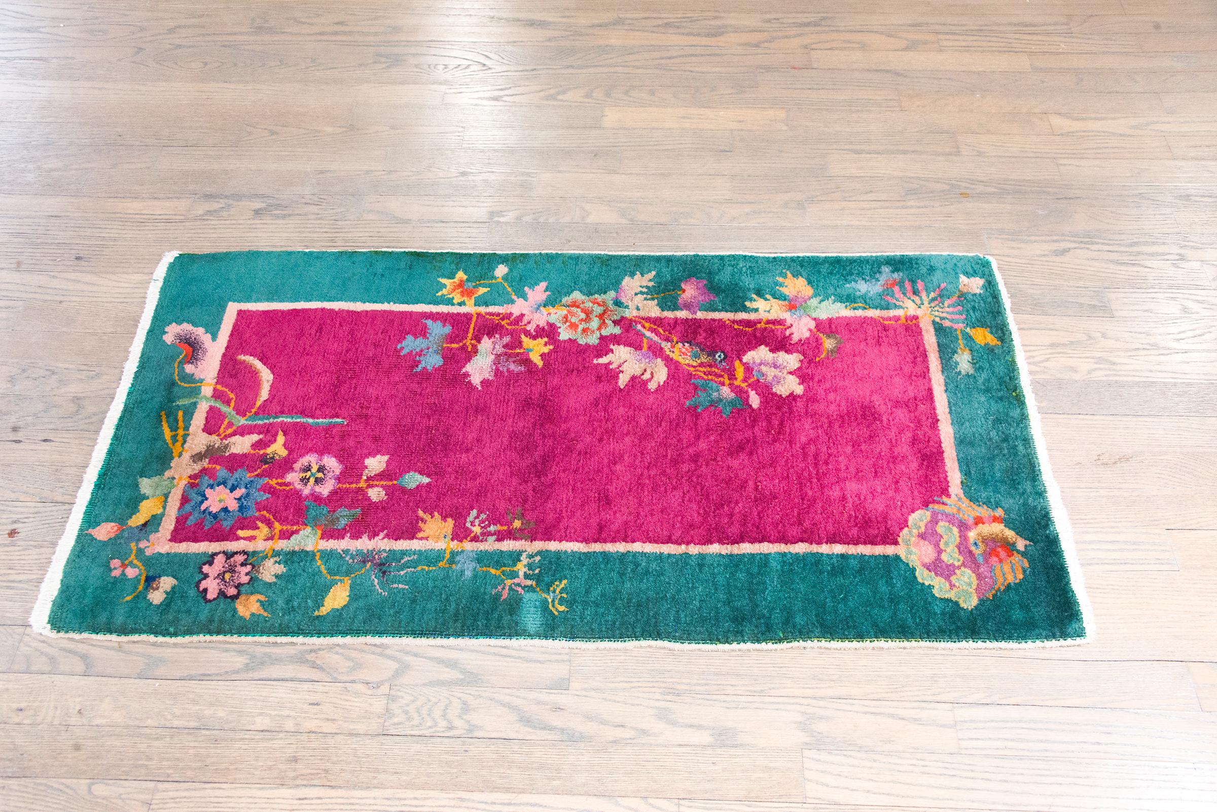 Early 20th Century Chinese Art Deco Rug For Sale 9