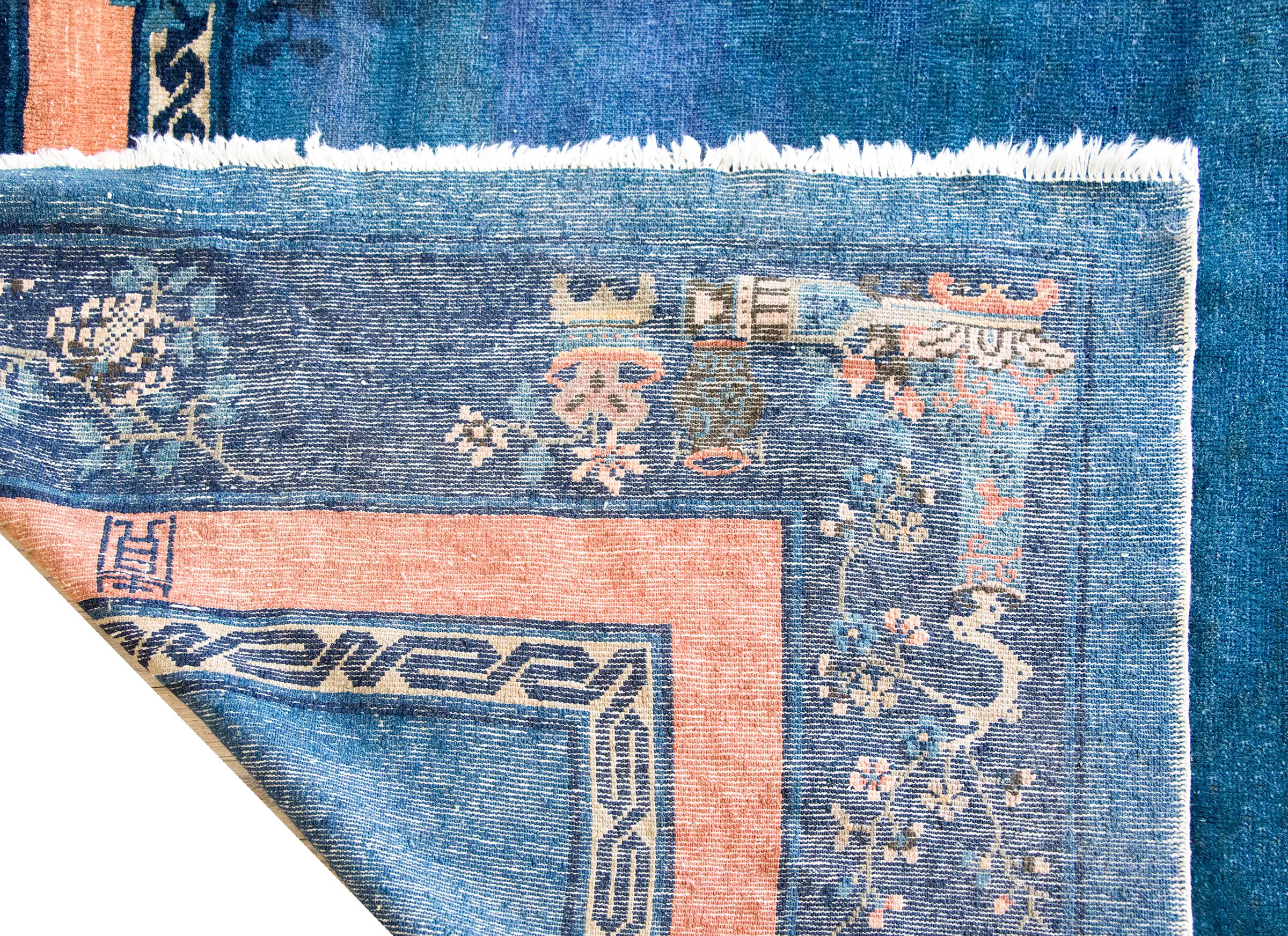Early 20th Century Chinese Art Deco Rug im Angebot 7