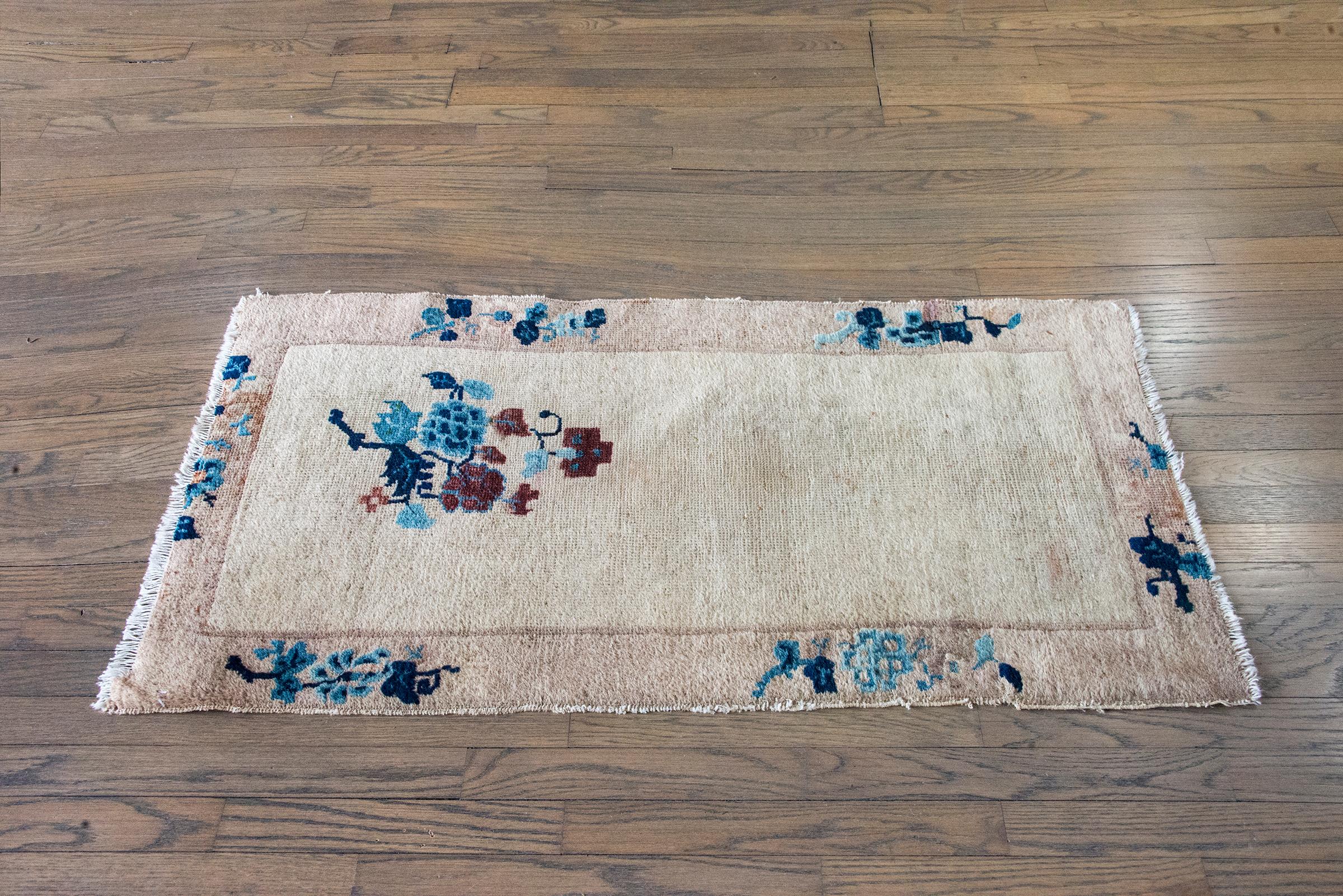 Tapis Art Déco chinois du début du 20ème siècle en vente 6