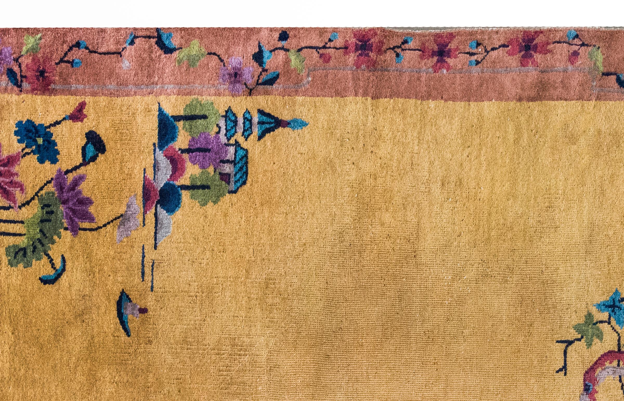 Chinesischer Art-Déco-Teppich aus dem frühen 20. im Angebot 7