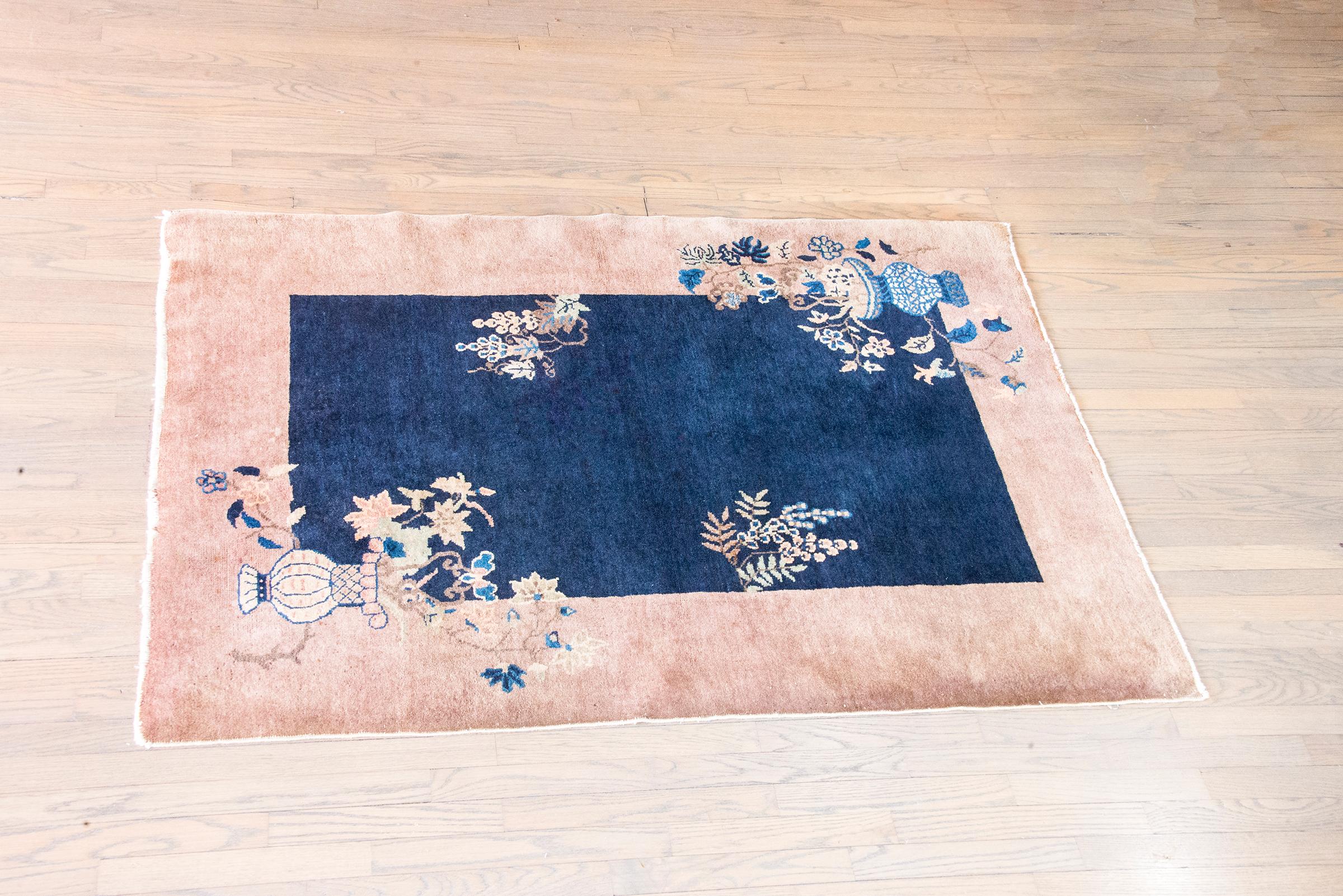 Tapis Art Déco chinois du début du 20ème siècle en vente 6