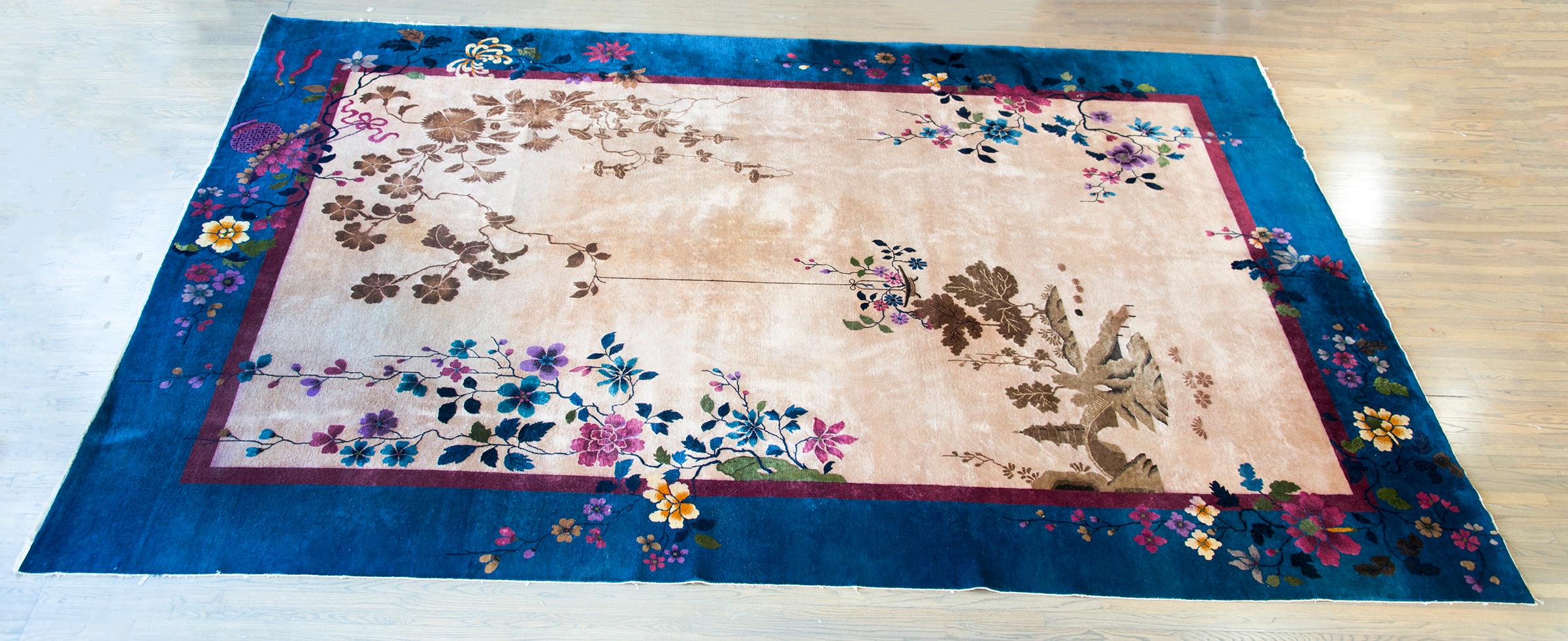Early 20th Century Chinese Art Deco Rug 10