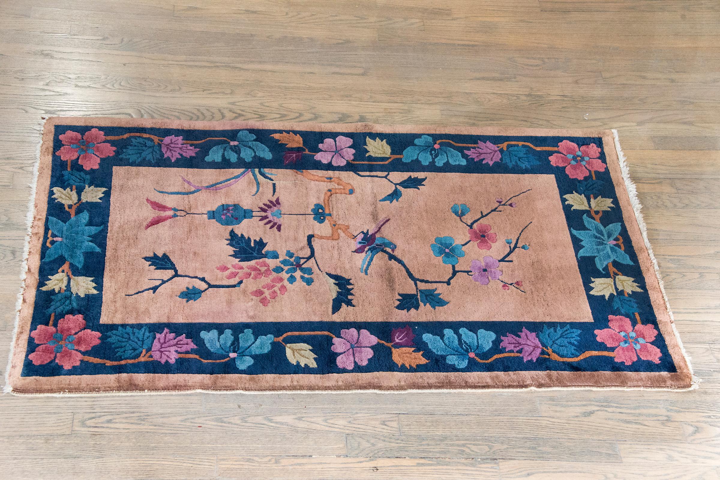 Tapis Art Déco chinois du début du 20ème siècle en vente 7