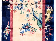 Tapis Art Déco chinois du début du XXe siècle
