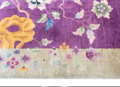 Tapis Art Déco chinois du début du 20ème siècle
