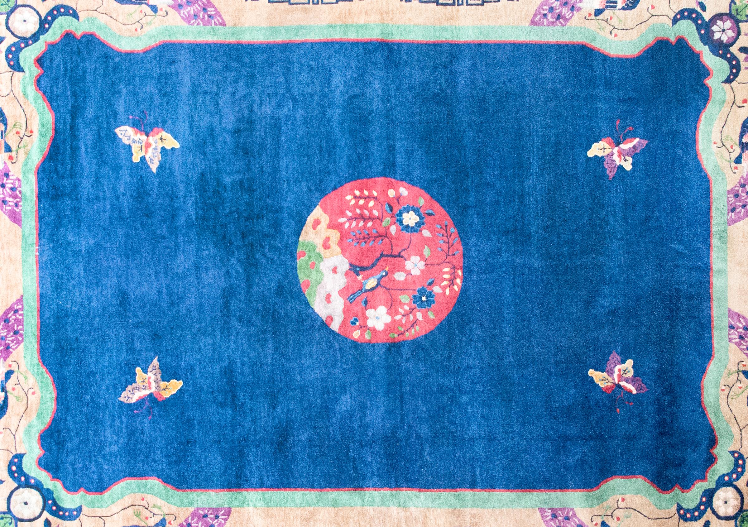 Art déco Tapis Art Déco chinois du début du 20ème siècle en vente