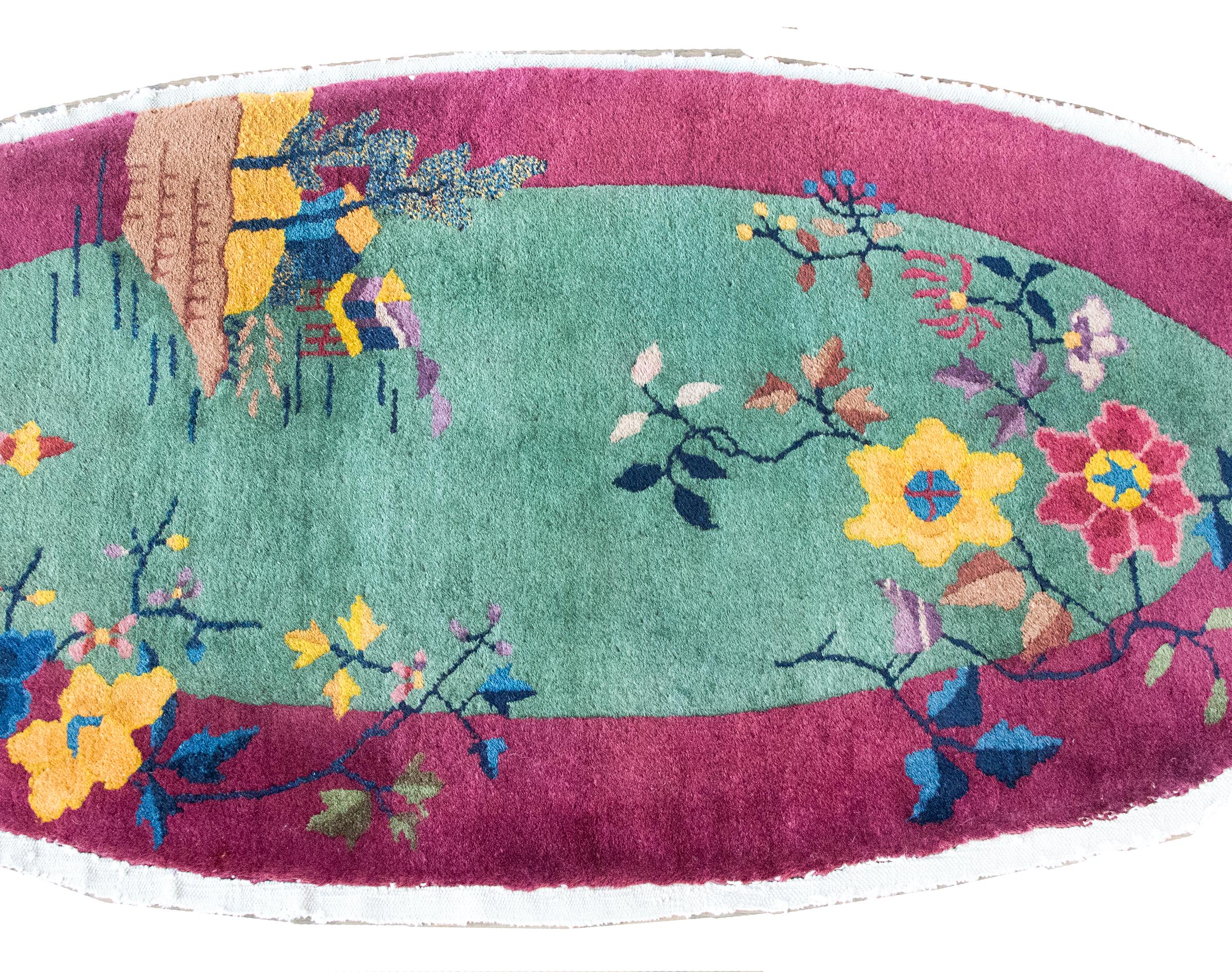 Art déco Tapis Art Déco chinois du début du 20ème siècle en vente