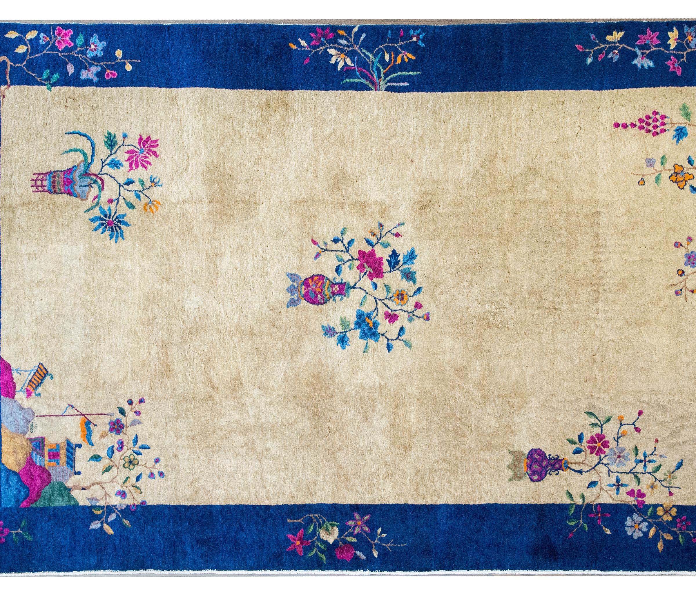 Alfombra Art Decó china de principios del siglo XX Chino en venta