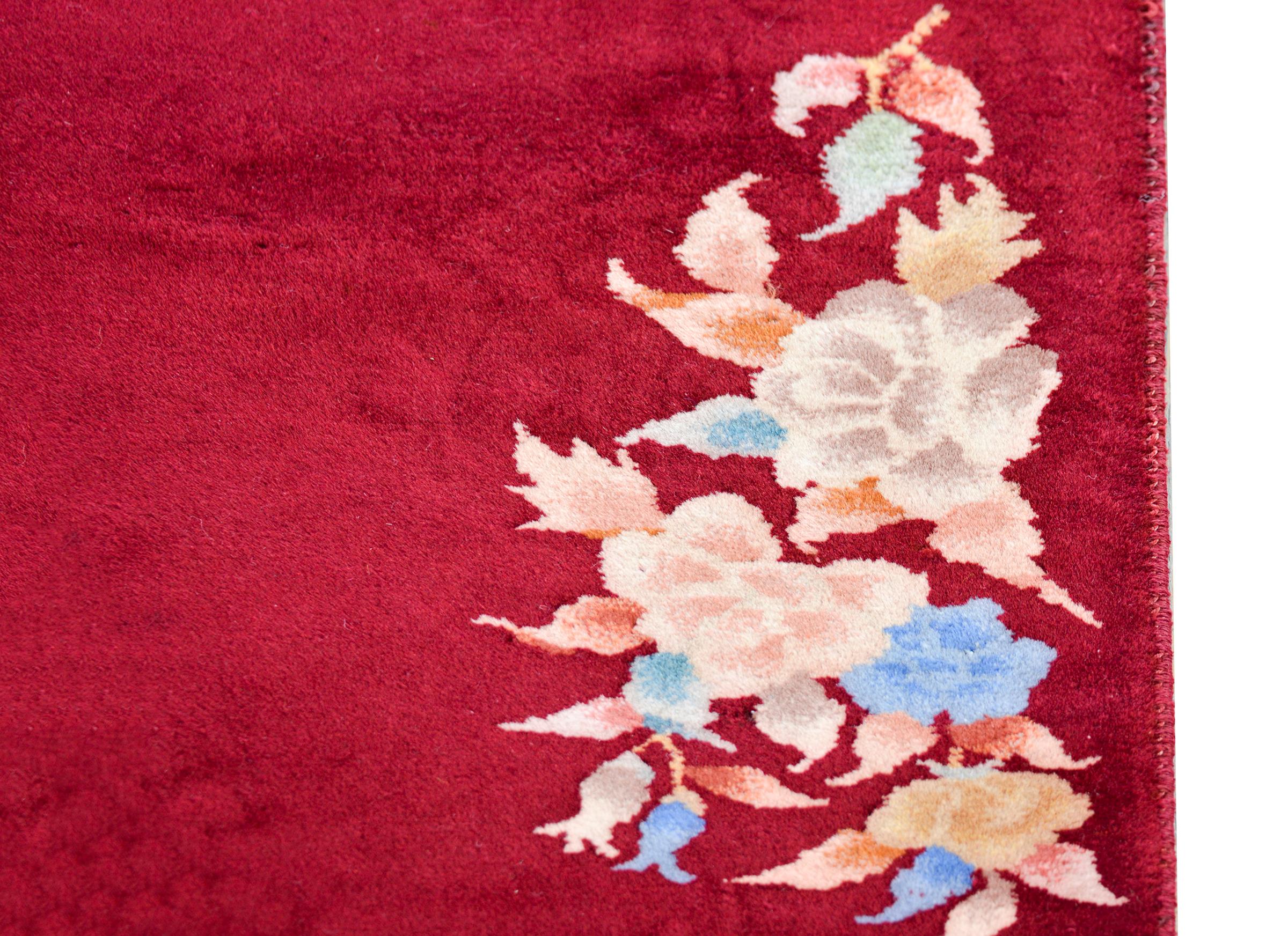 Chinesischer Art-déco-Teppich des frühen 20. Jahrhunderts (Persisch) im Angebot