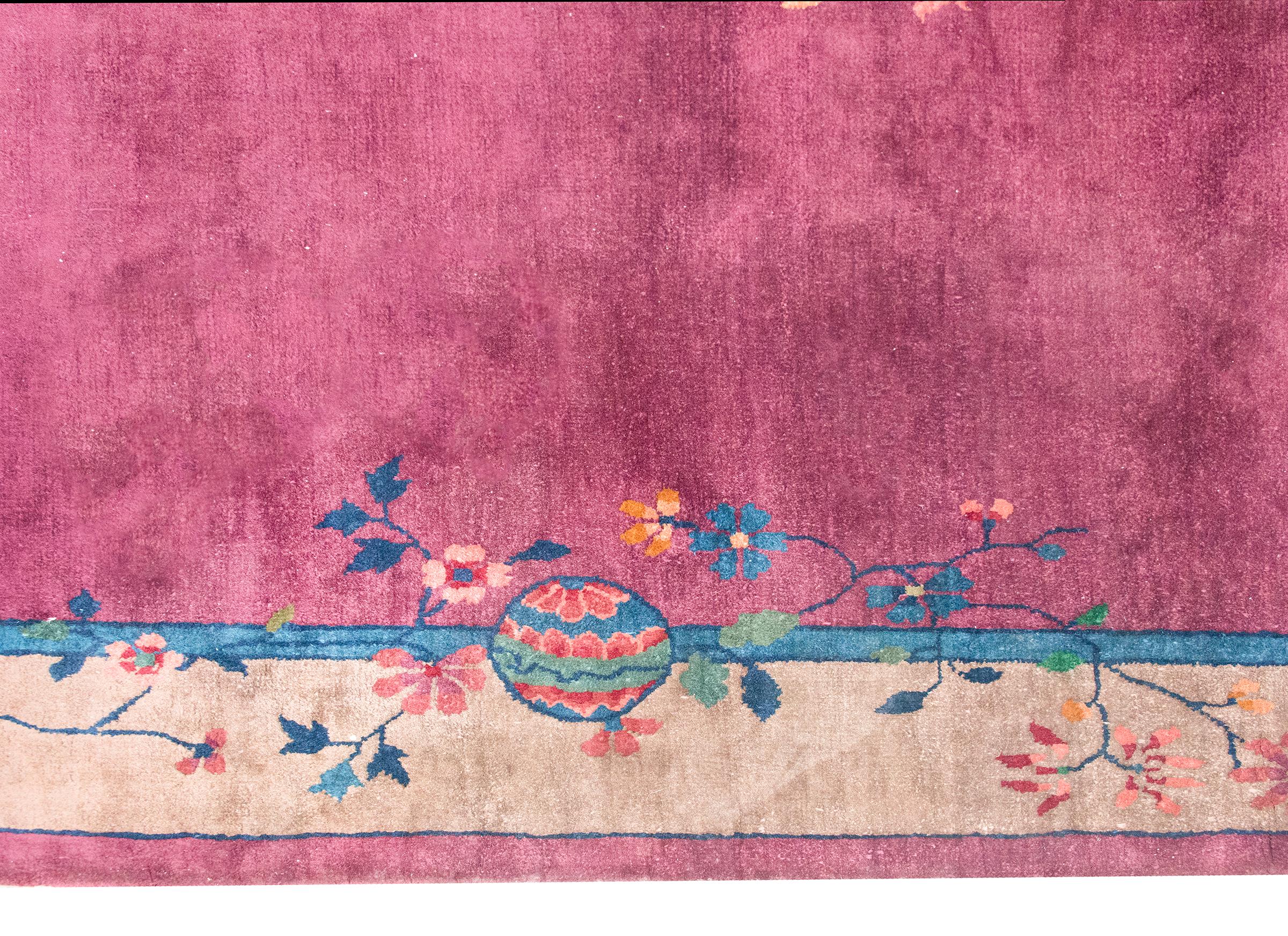 Chinois Tapis Art Déco chinois du début du 20ème siècle en vente