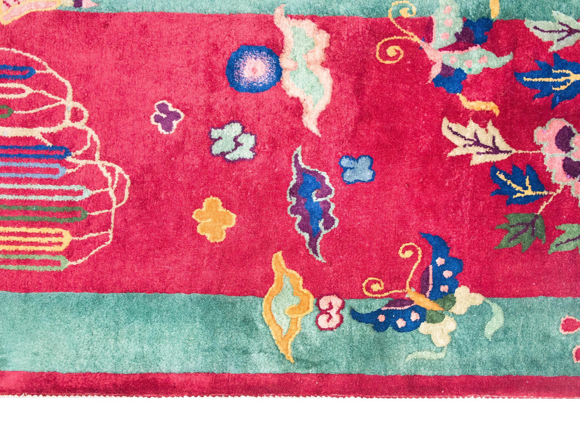Chinois Tapis Art Déco chinois du début du 20ème siècle en vente