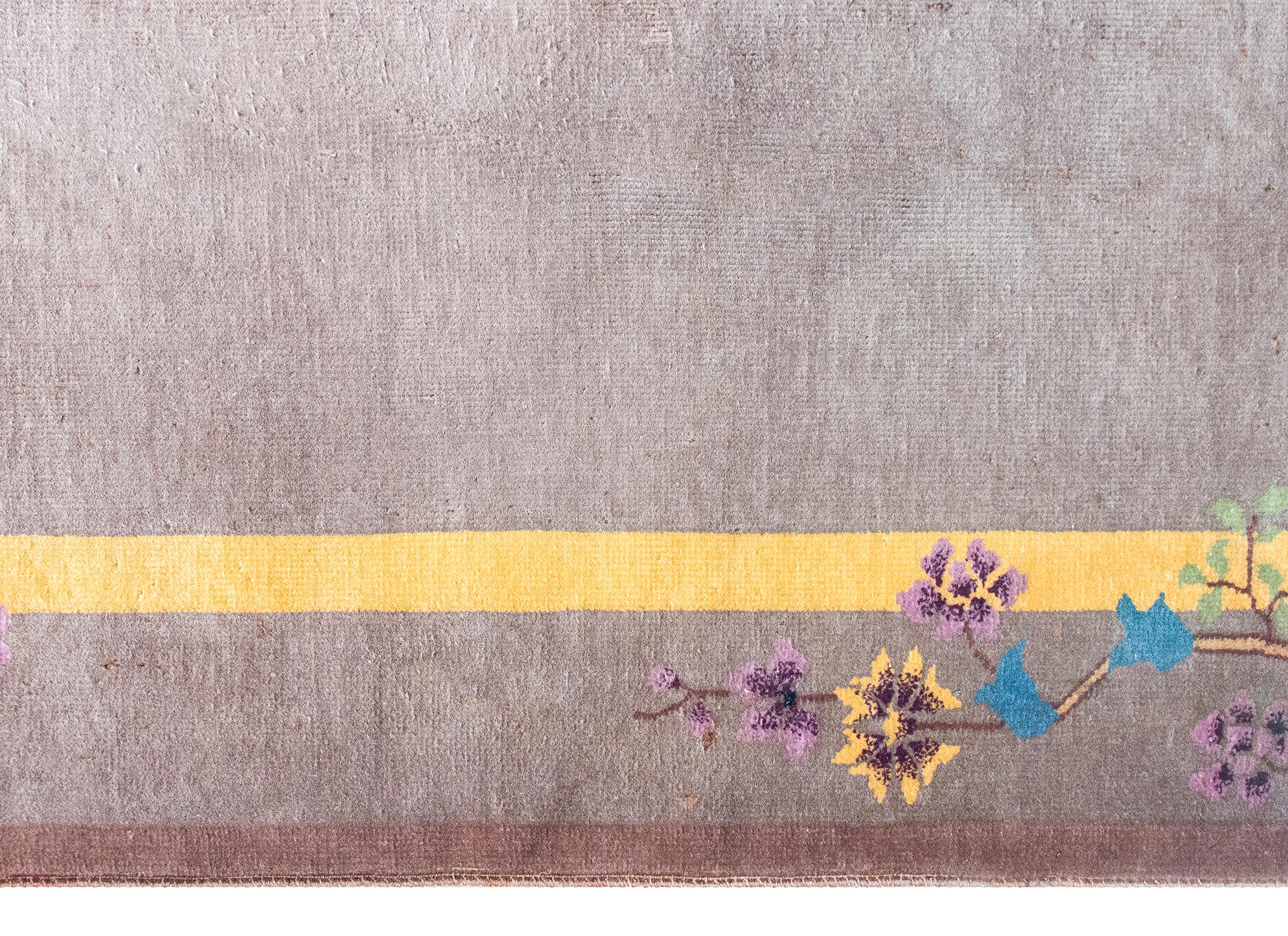 Chinois Tapis Art Déco chinois du début du 20ème siècle en vente