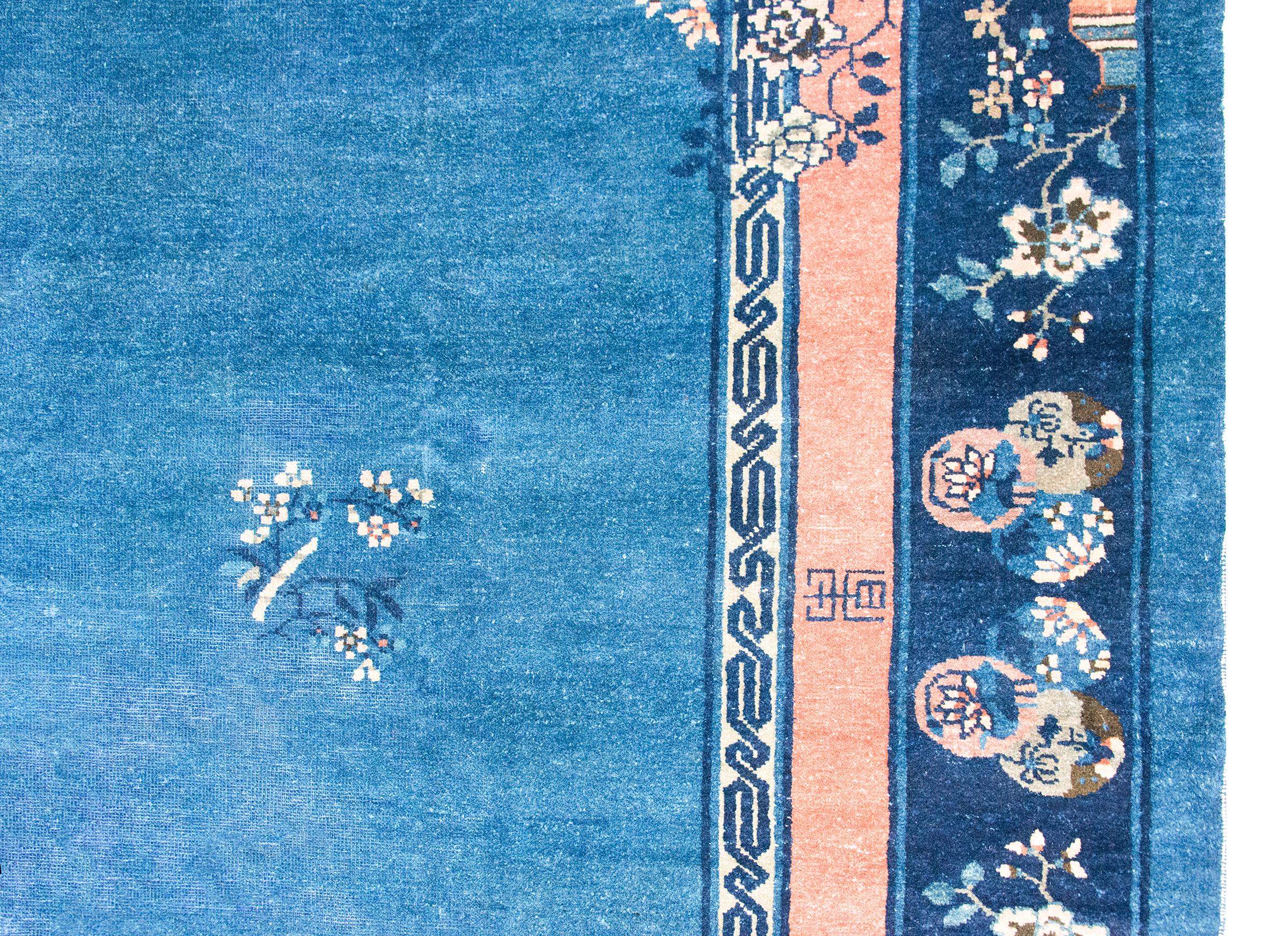 Early 20th Century Chinese Art Deco Rug im Zustand „Gut“ im Angebot in Chicago, IL