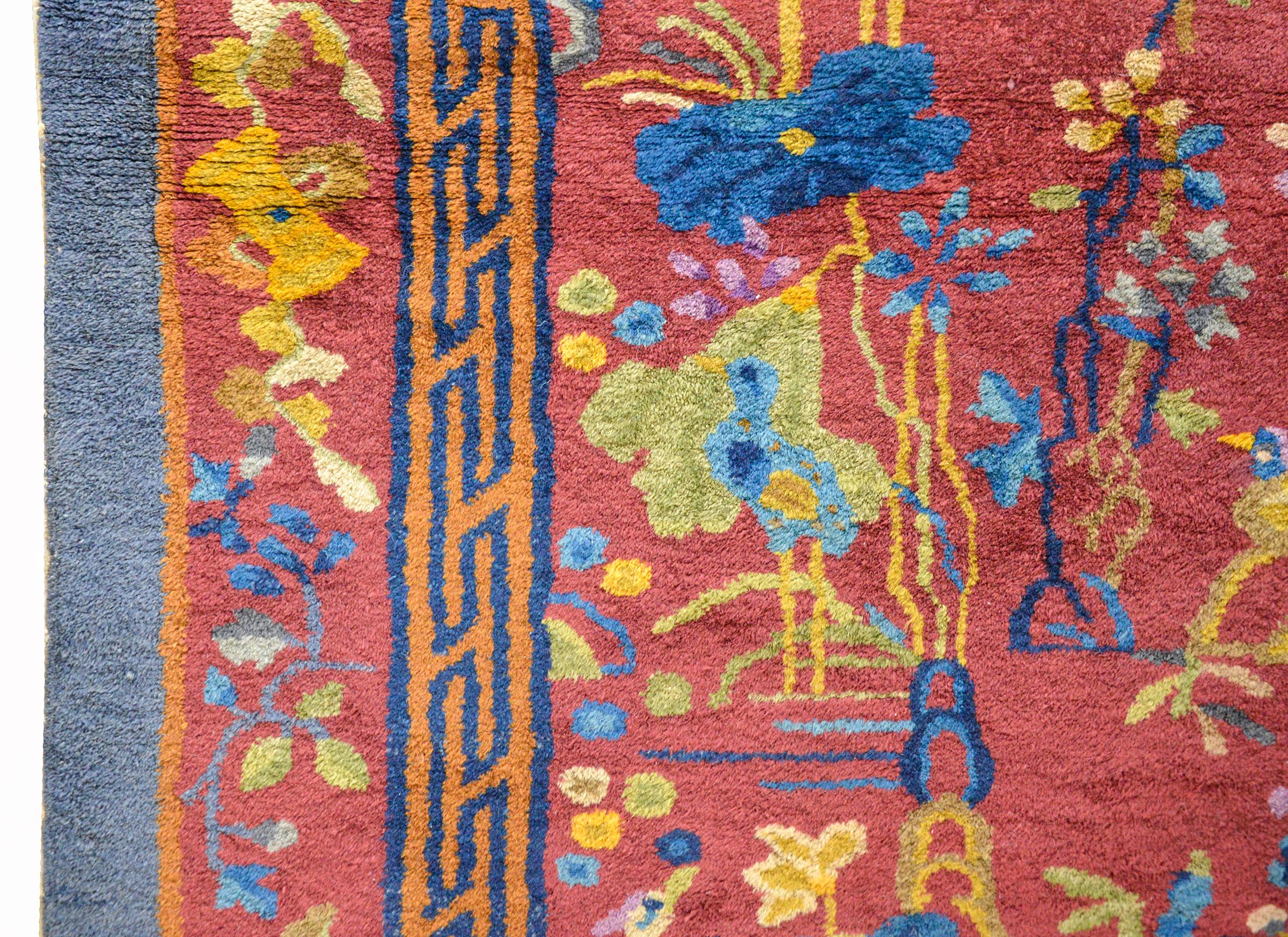 Early 20th Century Chinese Art Deco Rug 1