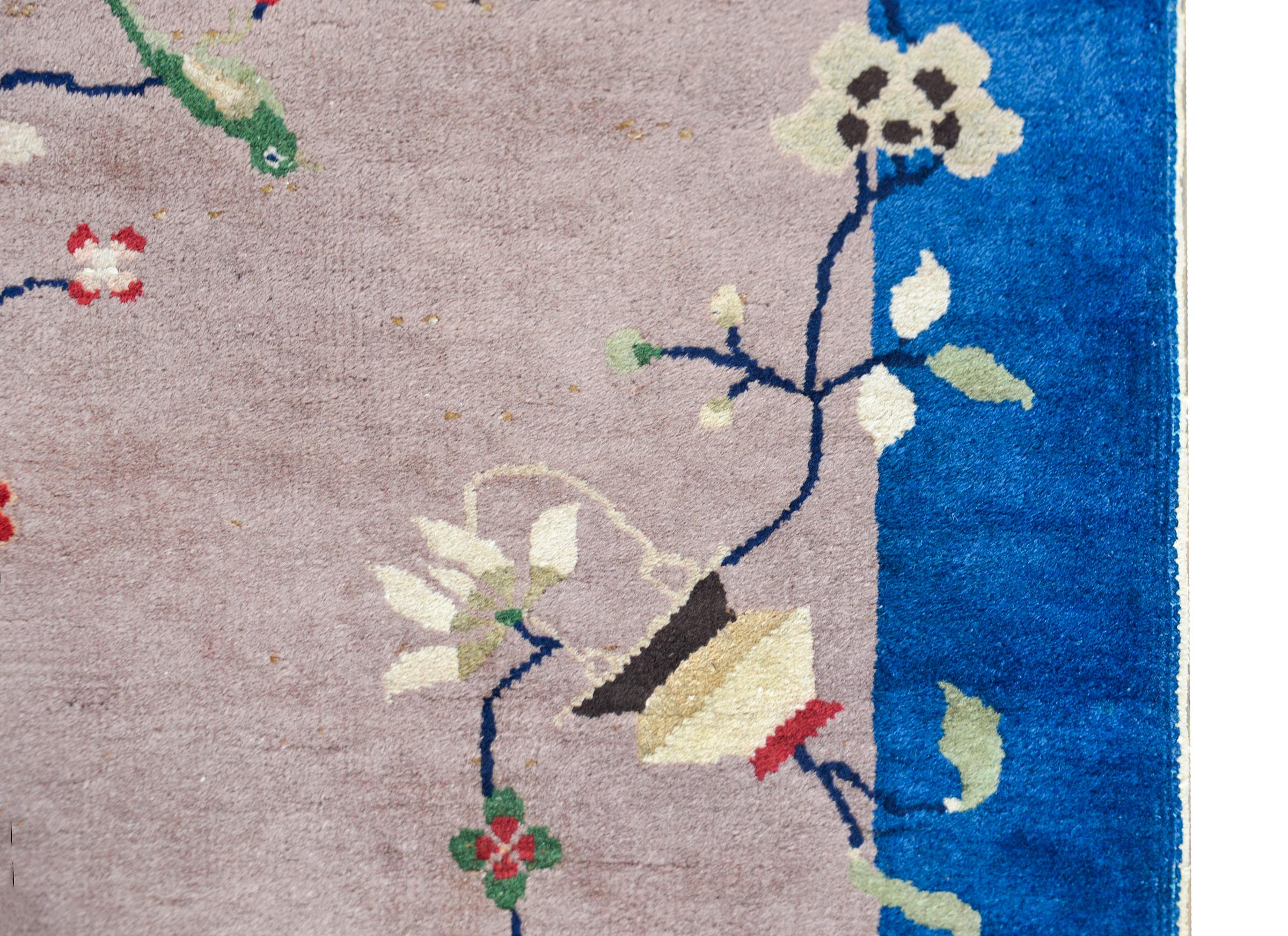 Tapis Art Déco chinois du début du 20ème siècle Bon état - En vente à Chicago, IL