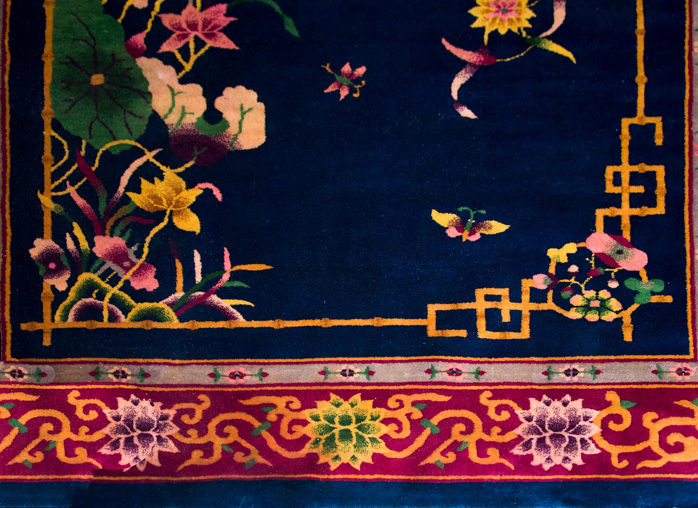 Early 20th Century Chinese Art Deco Rug For Sale 1